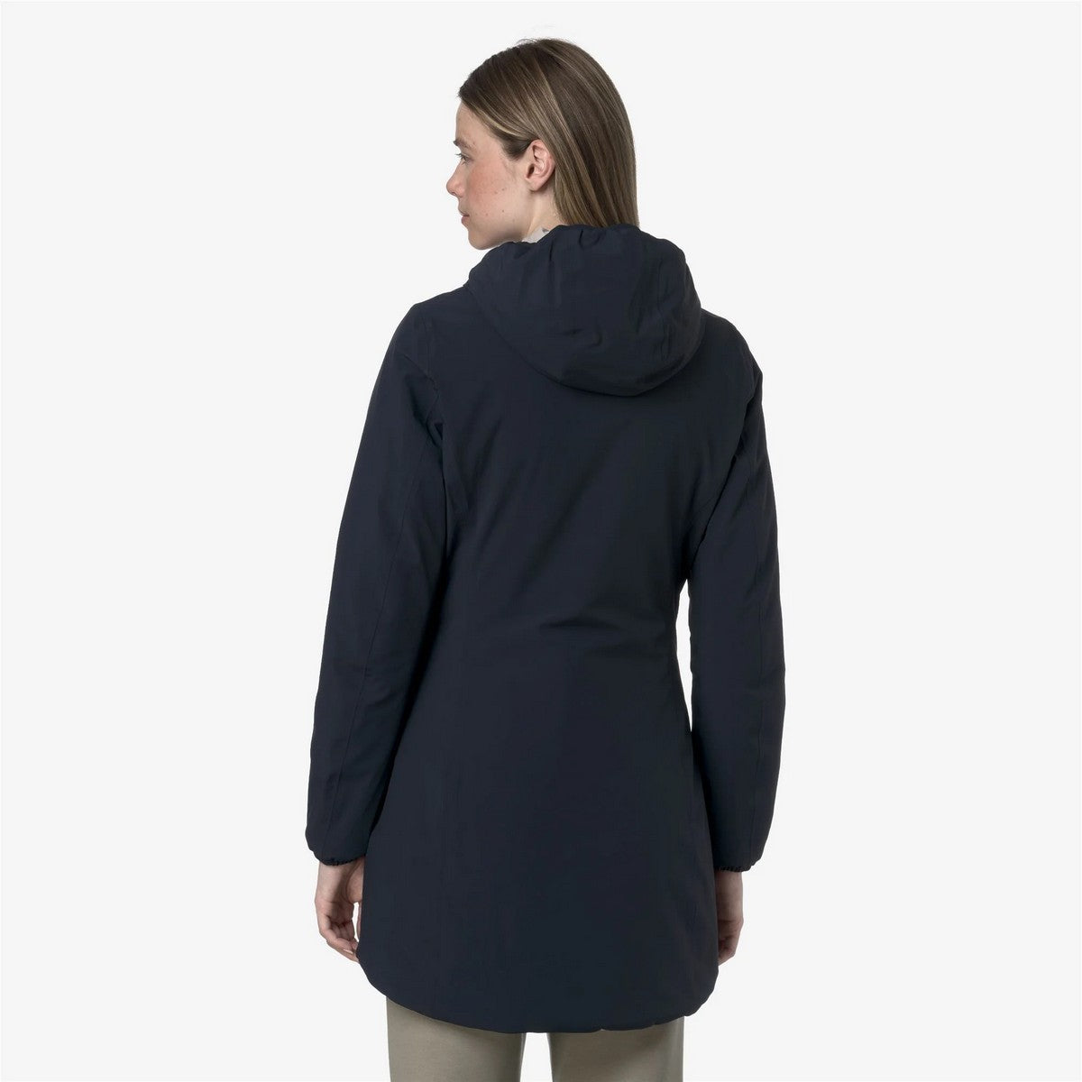 K-WAY Women's Jacket DENISE ST WARM DOUBLE K6128UW BBC Blue Depth - Beige C
