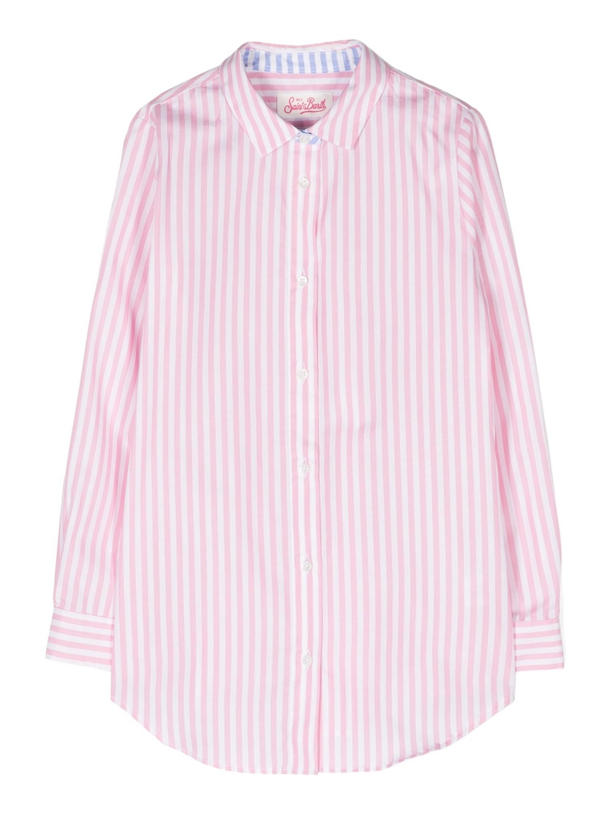 MC2 SAINT BARTH Camicia Bambine e ragazze MINI BRIGITTE 01923F Rosa gioboutiqueweb