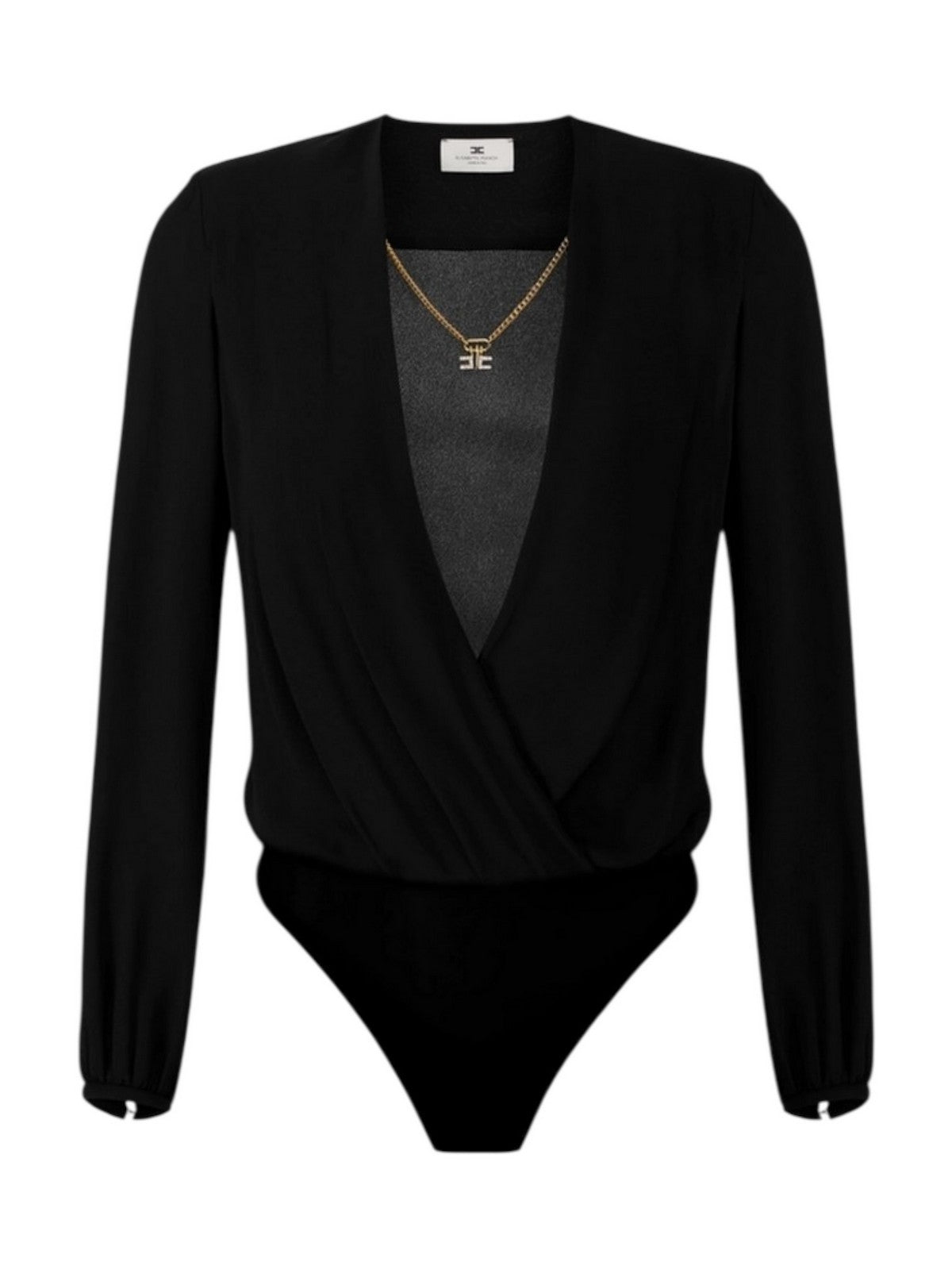 ELISABETTA FRANCHI Camicia Donna CB00762E2 110 Nero gioboutiqueweb