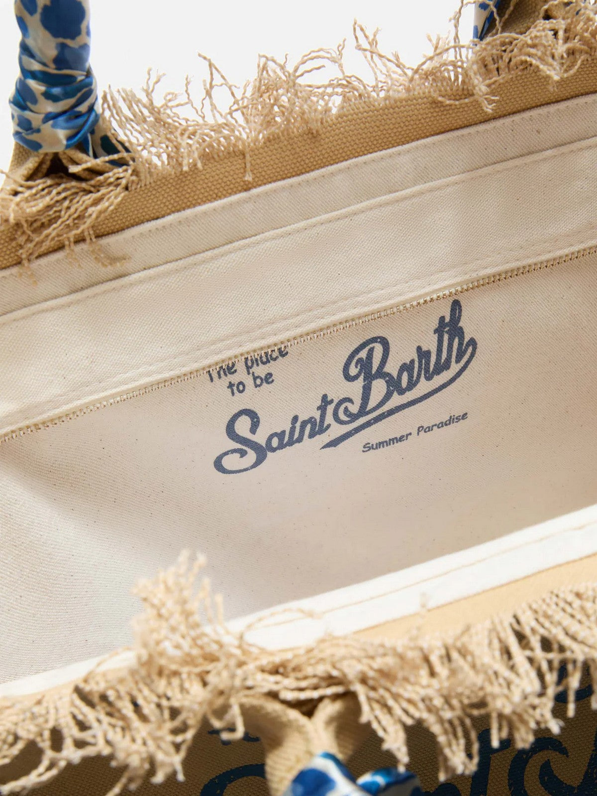 MC2 SAINT BARTH Borsa Donna VANITY FOULARD 09245L BLUE SAFARI 1136 gioboutiqueweb