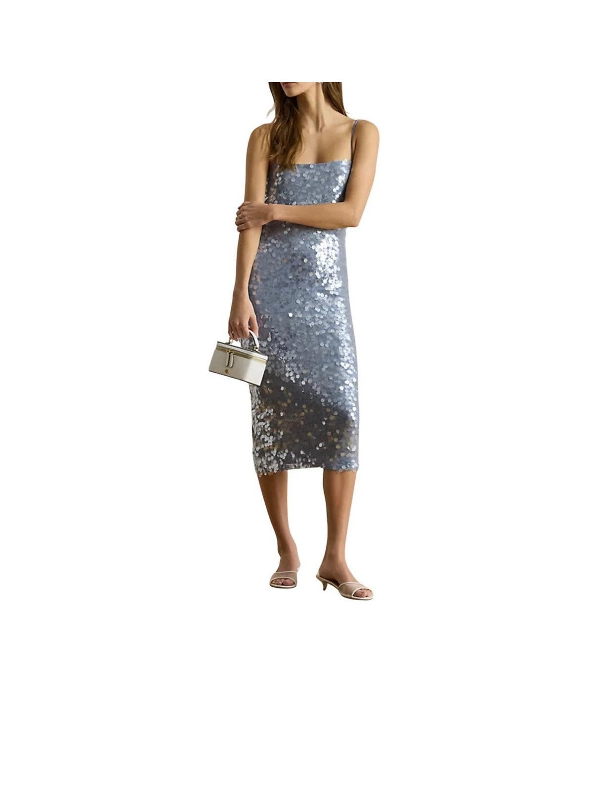 LAUREN RALPH LAUREN Abito Donna WOVEN-SLIP DRESS-DRESSES 253P08697 001 BLUE MULTI gioboutiqueweb