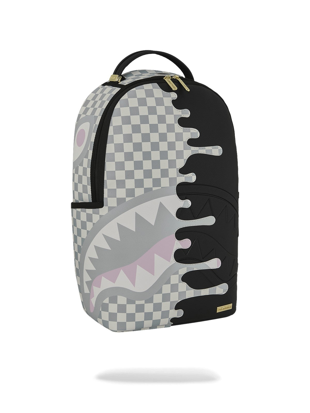 SPRAYGROUND Zaino Unisex adulto CREAM CHECK UNFINISHED SHARK DLXSV BACKPACK 910B8758NSZ Nero