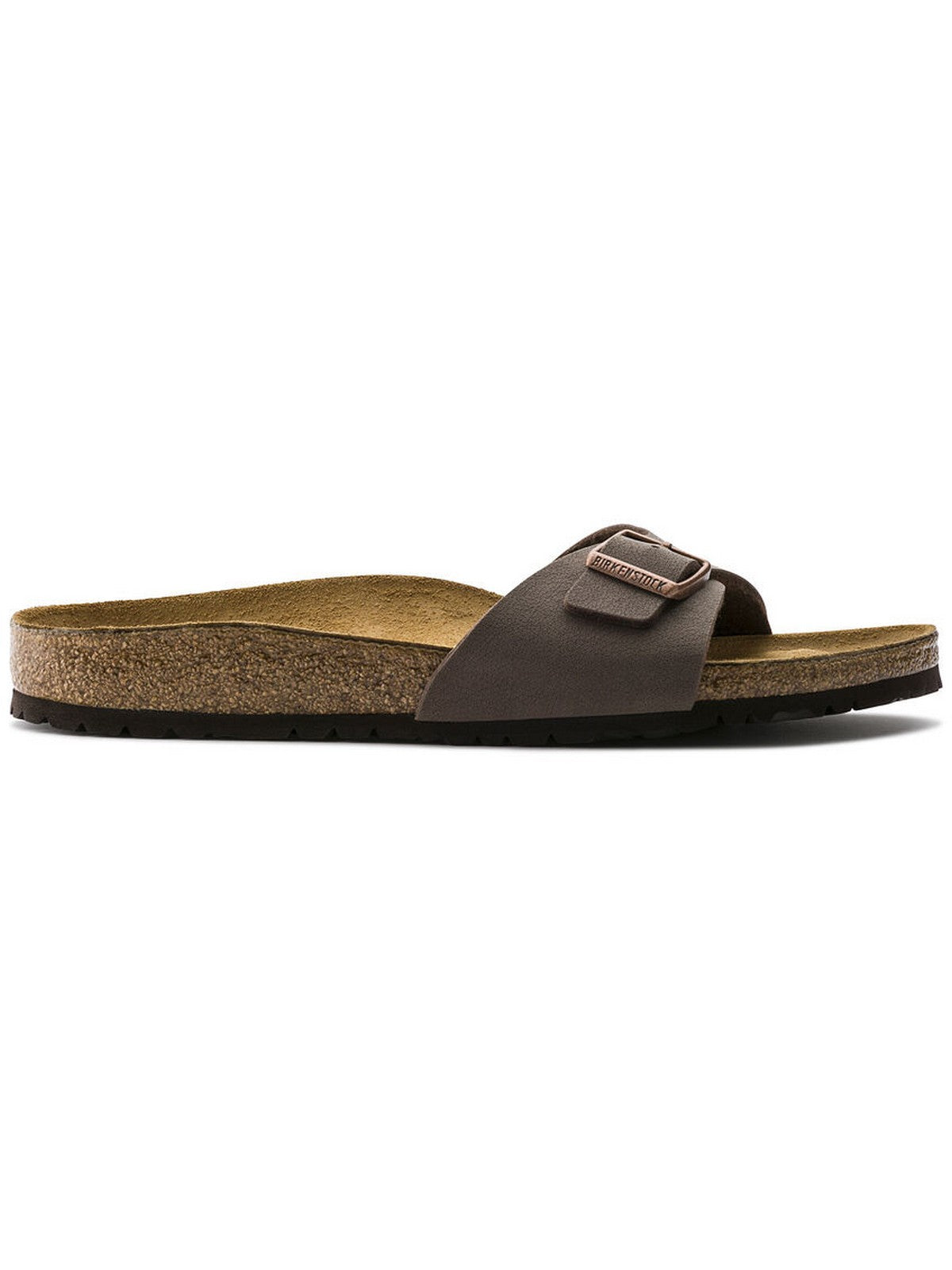 BIRKENSTOCK Sandalo Unisex adulto Madrid mocca, Birkibuc 040093 MOCCA gioboutiqueweb
