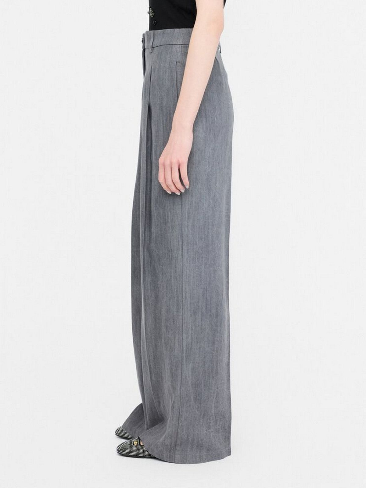 LIU JO BLUE DENIM Pantalone Donna UF5144D0266 87457 Den.Grey tailoring w
