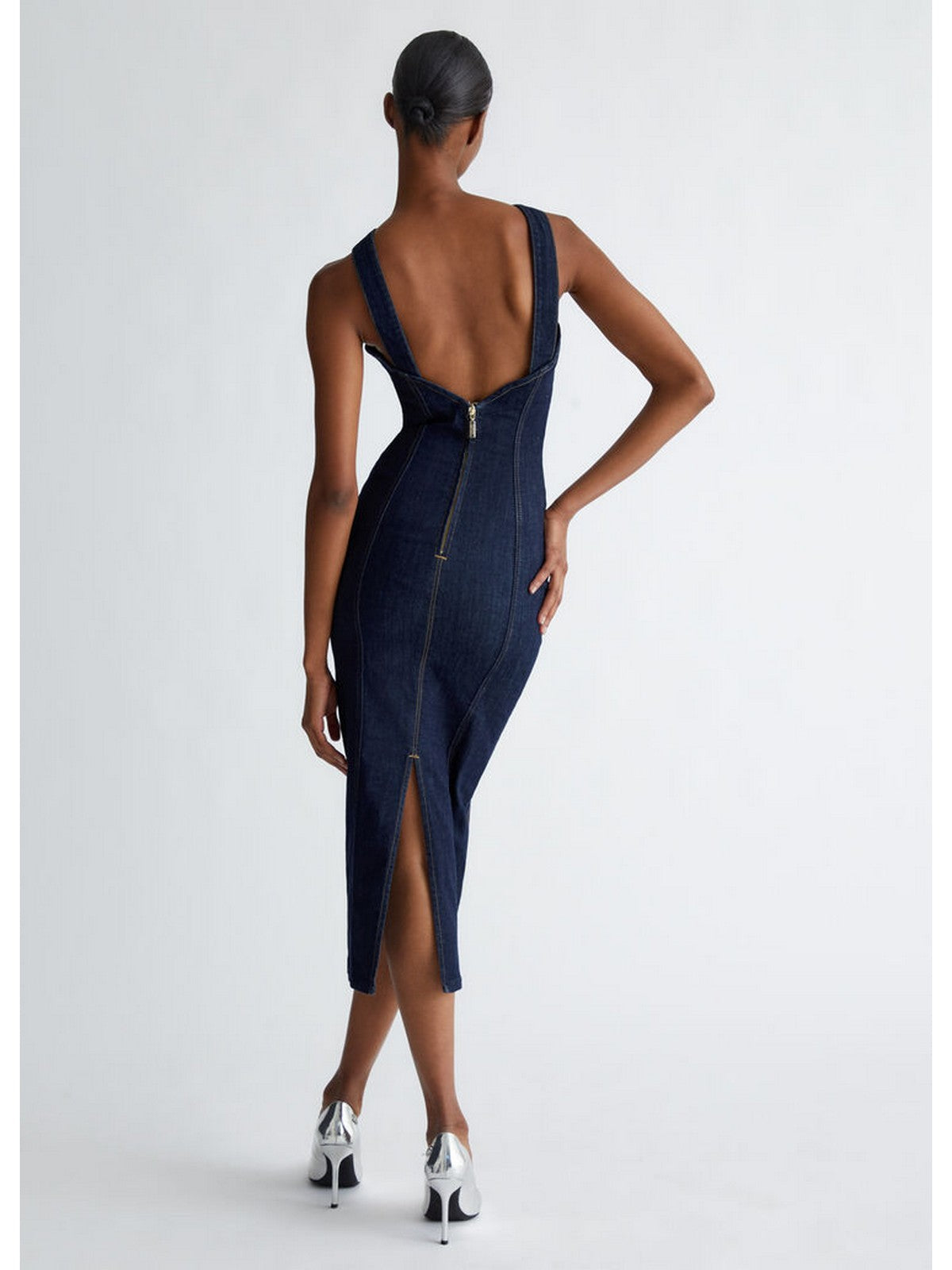 LIU JO BLUE DENIM Abito Donna UF4156D4925 77000 Blu gioboutiqueweb