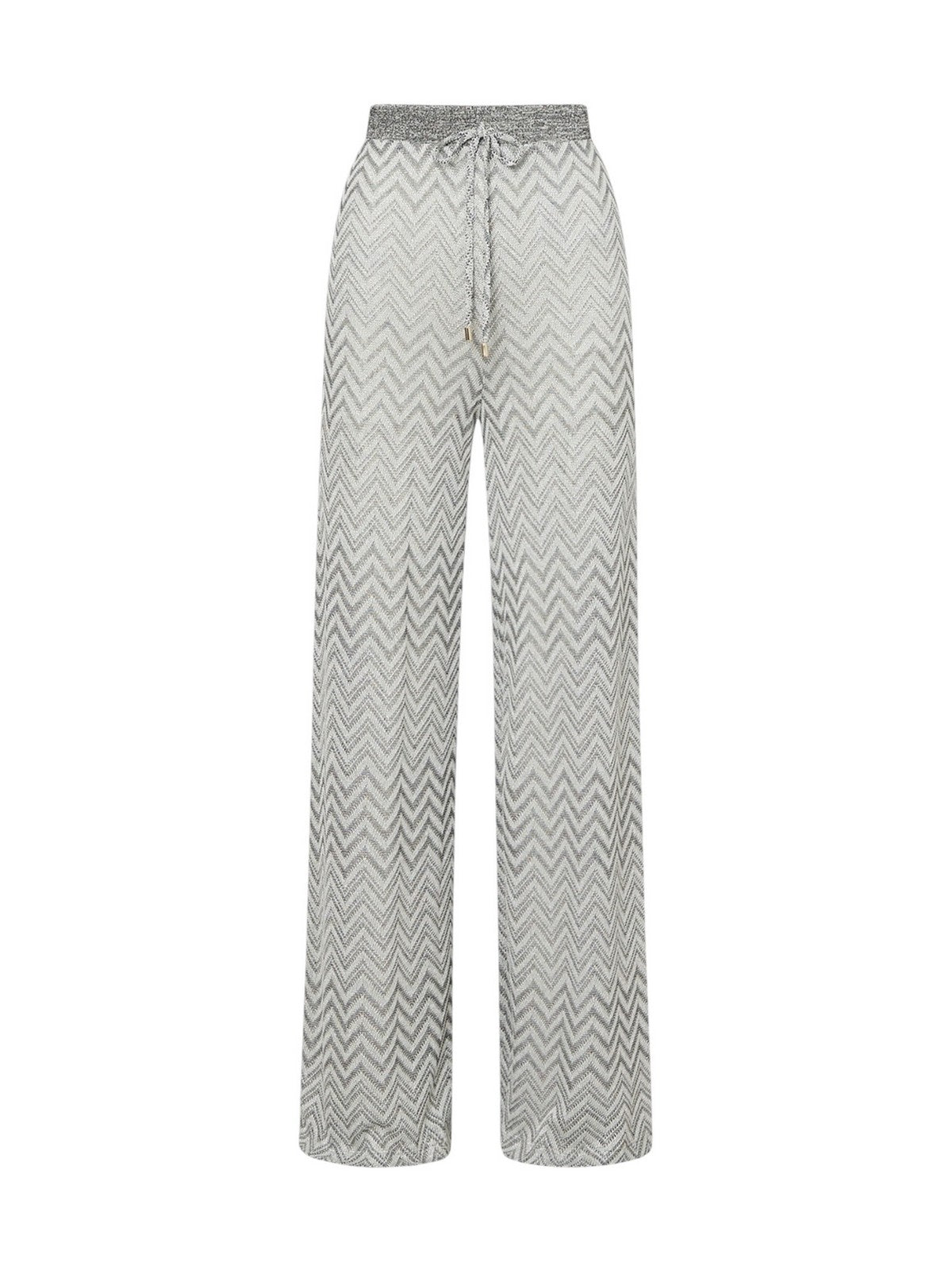LIU JO BEACHWEAR Pantalone Donna VA6176J3878 C3887 Nero/silver lux gioboutiqueweb