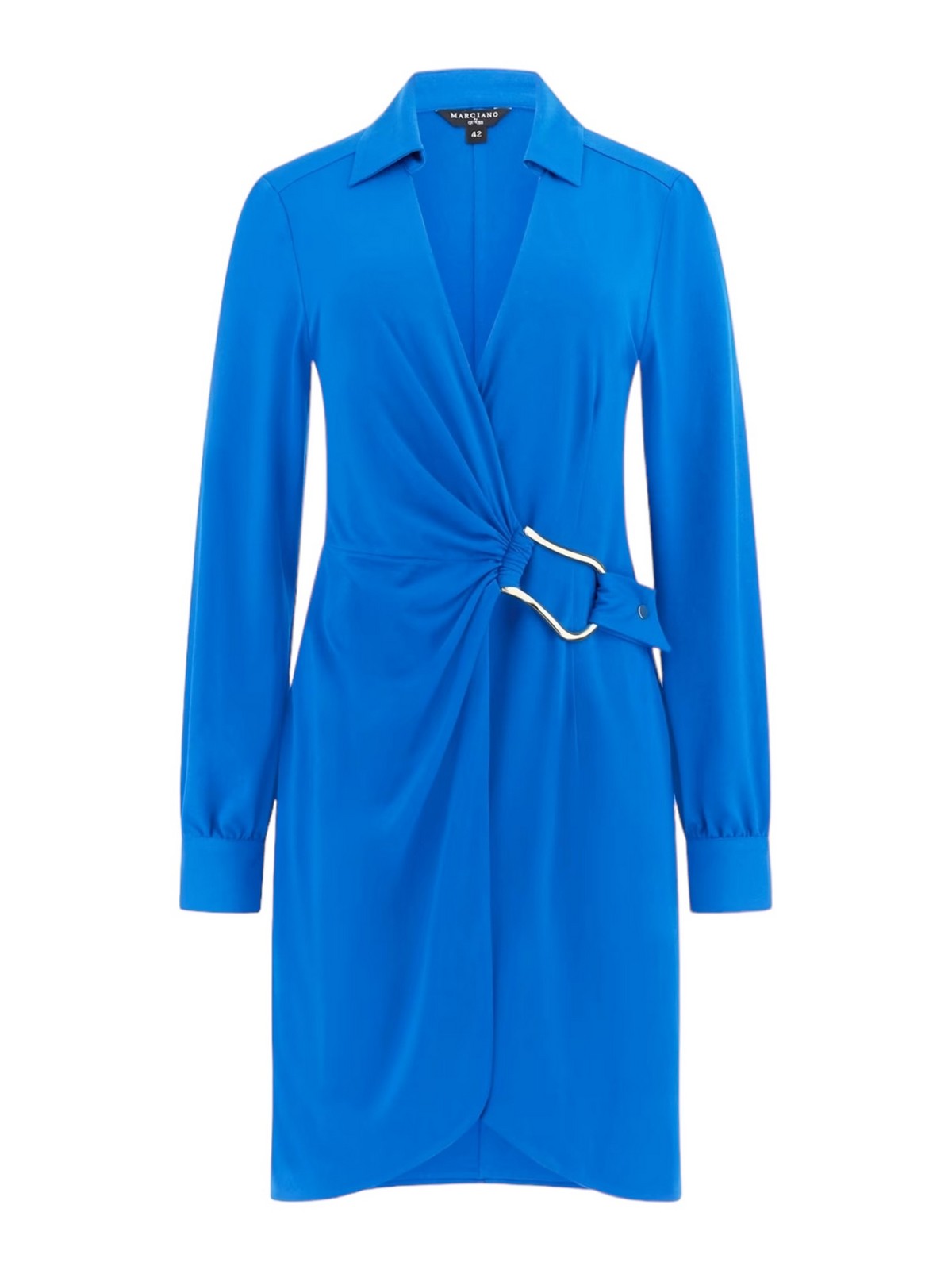 Marciano Frau Kleid Austin Wrap Kleid 4GGK40 6230Z G7R4 Blau