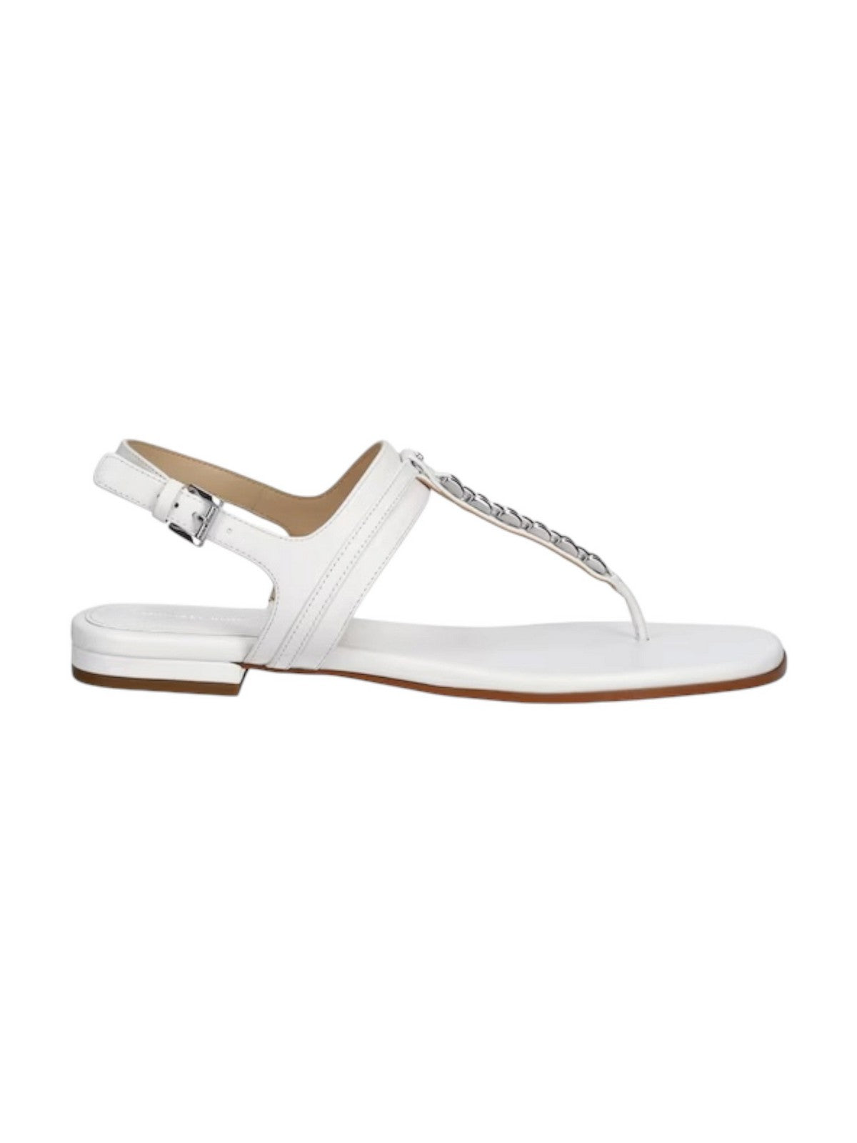 MICHAEL KORS Sandalo Donna MARCIA THONG SANDAL 40S6MCFS1L 085 OPTIC WHITE