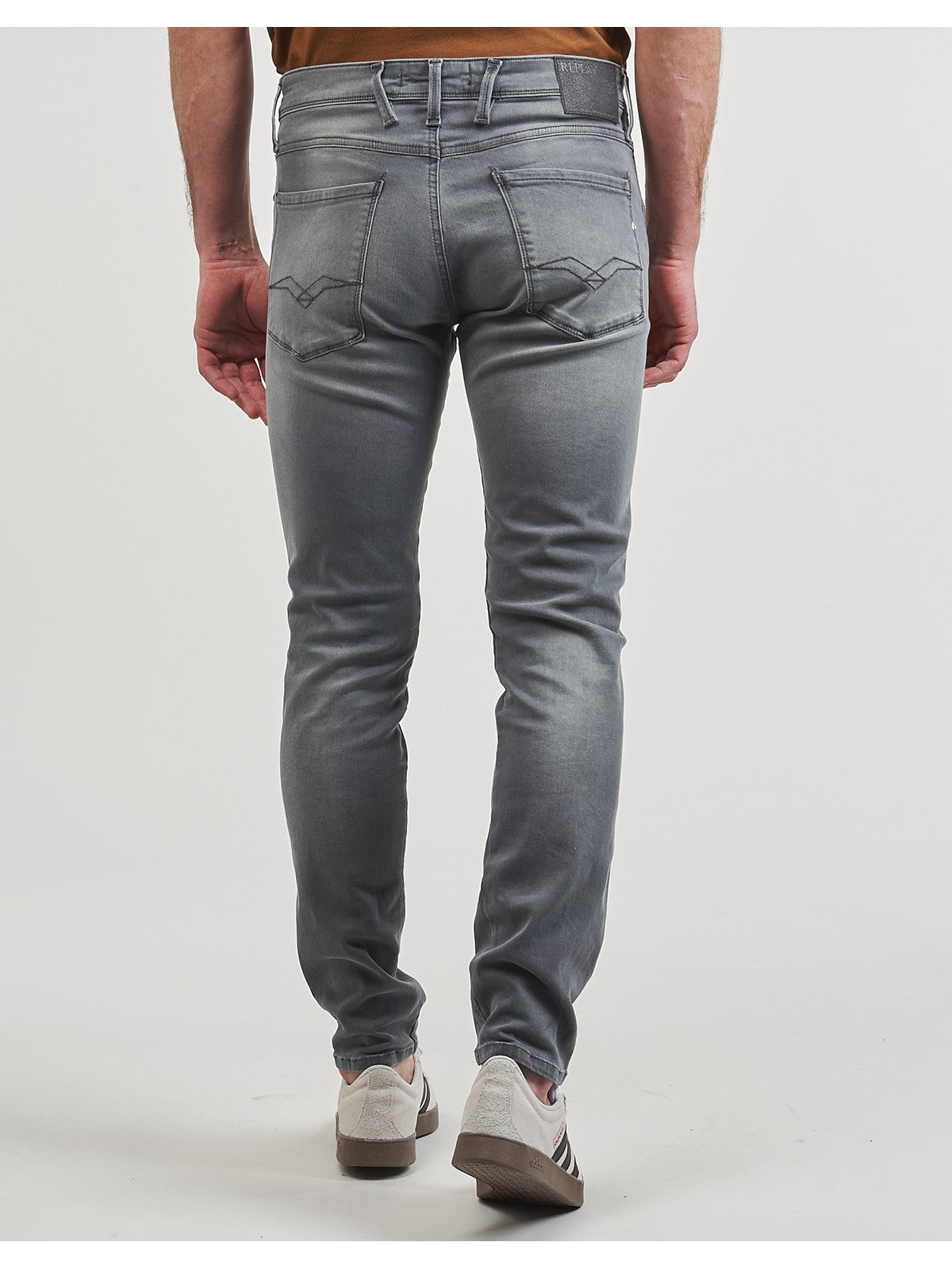 REPLAY Jeans Uomo ANBASS M914000103C35 096 MEDIUM GREY