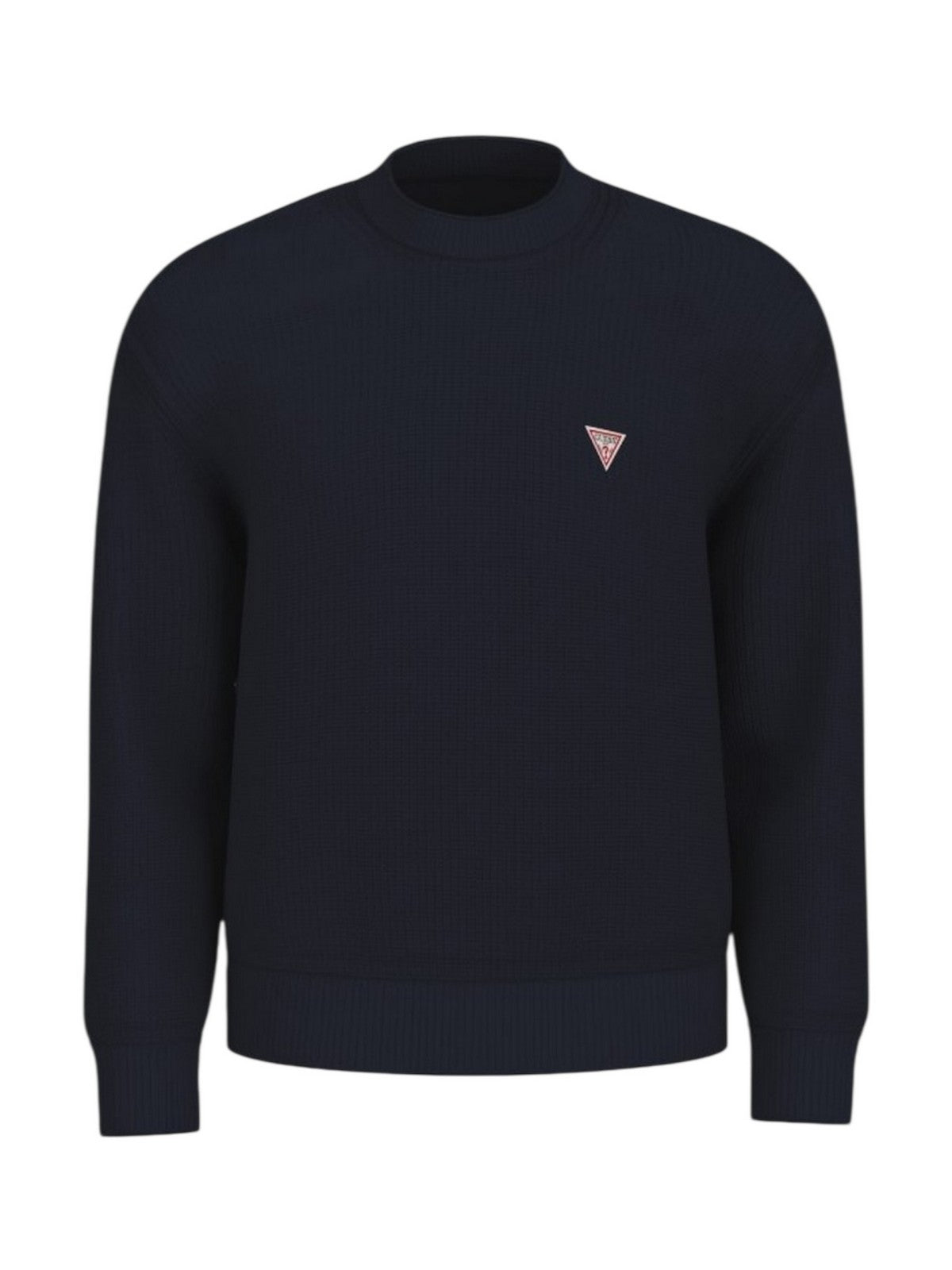 GUESS Maglione Uomo GJ LS CN MINI TRIANGLE SWTR M4BR30 Z3HM1 JBLK Jet Black A996 gioboutiqueweb