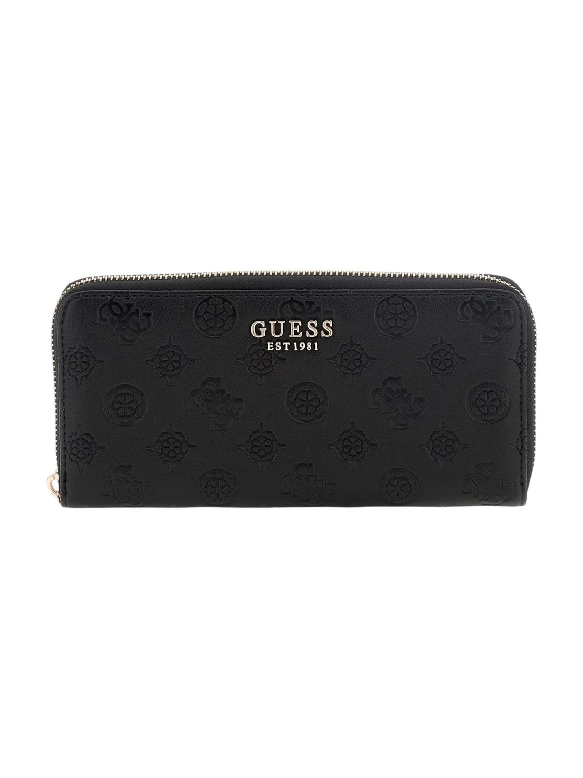 GUESS Portafoglio Donna PHOEBE SLG LARGE ZIP AROUND SWPD96 65146 BLO BLACK LOGO gioboutiqueweb