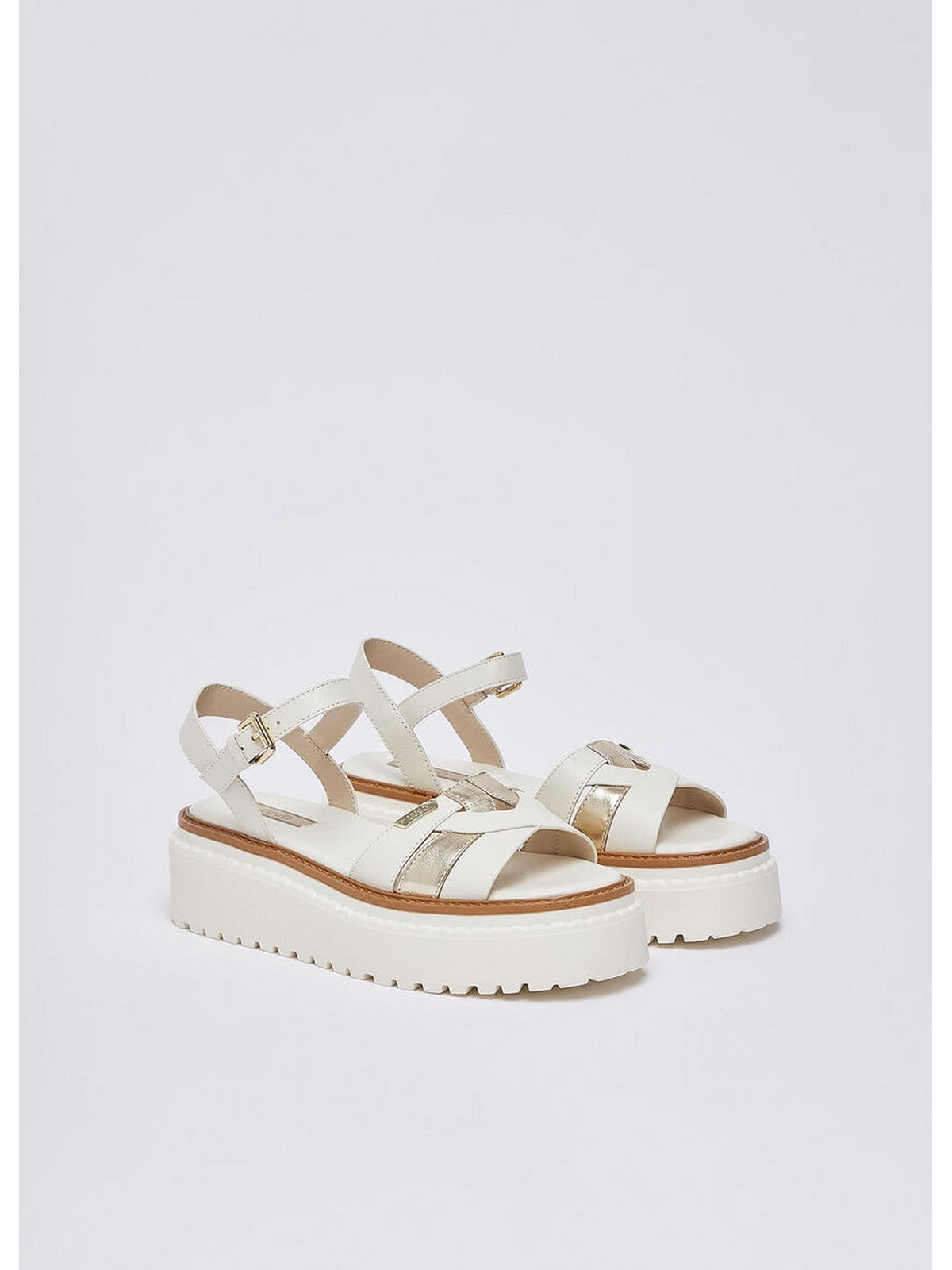 LIU JO Sandalo Donna Bessie SA6159PX026 S1874 MILK/LIGHT GOLD gioboutiqueweb