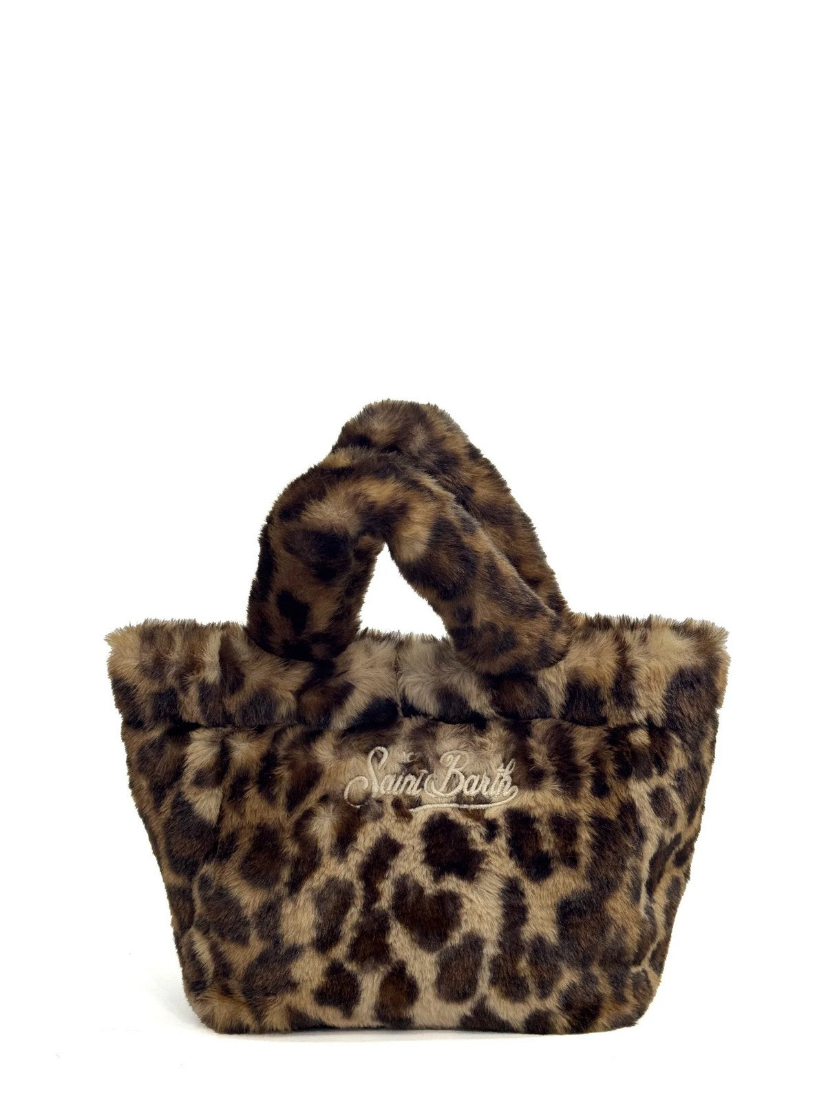 MC2 SAINT BARTH Borsa Donna VANITY MINI SOFT FUR 00291I LEOPARD 1910 EMB