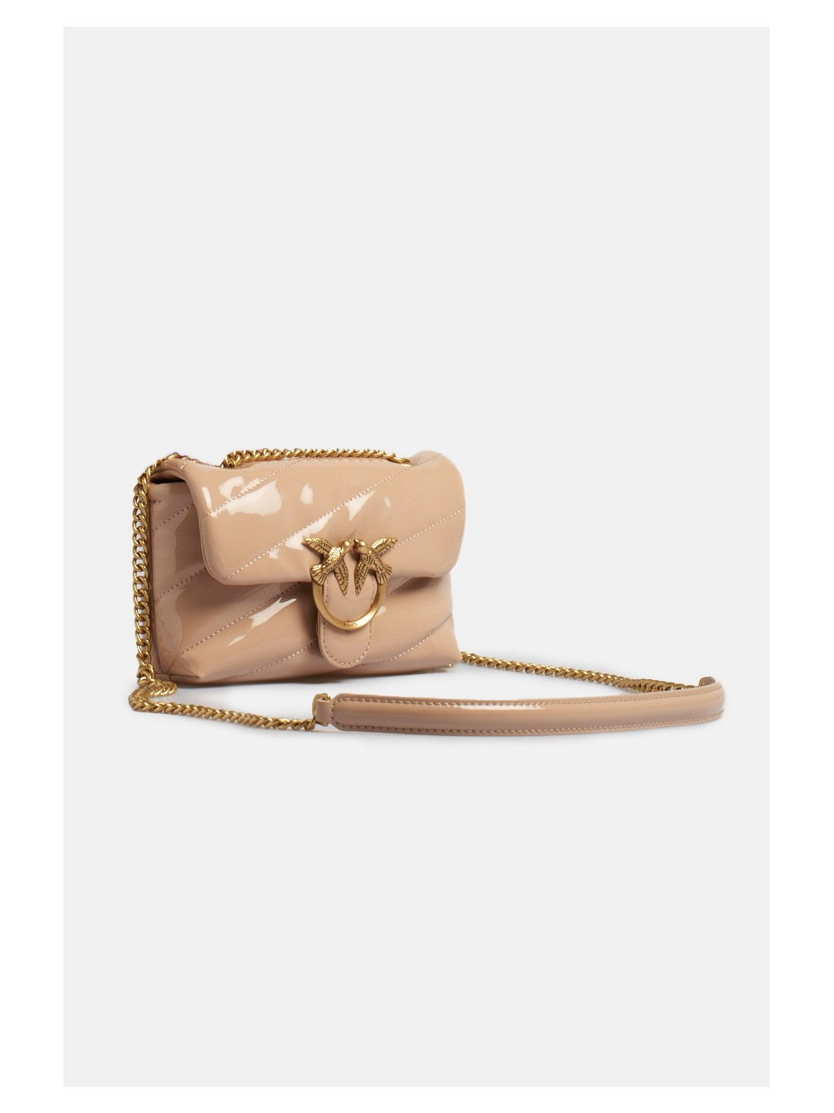 PINKO Borsa Donna Love Puff Baby Cl Ecovernice+P 100040-A1UP O81Q Rosa gioboutiqueweb