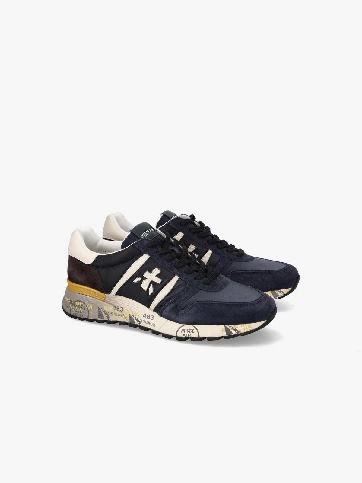 PREMIATA Sneaker Uomo LANDER VAR 7702 DARK BLUE