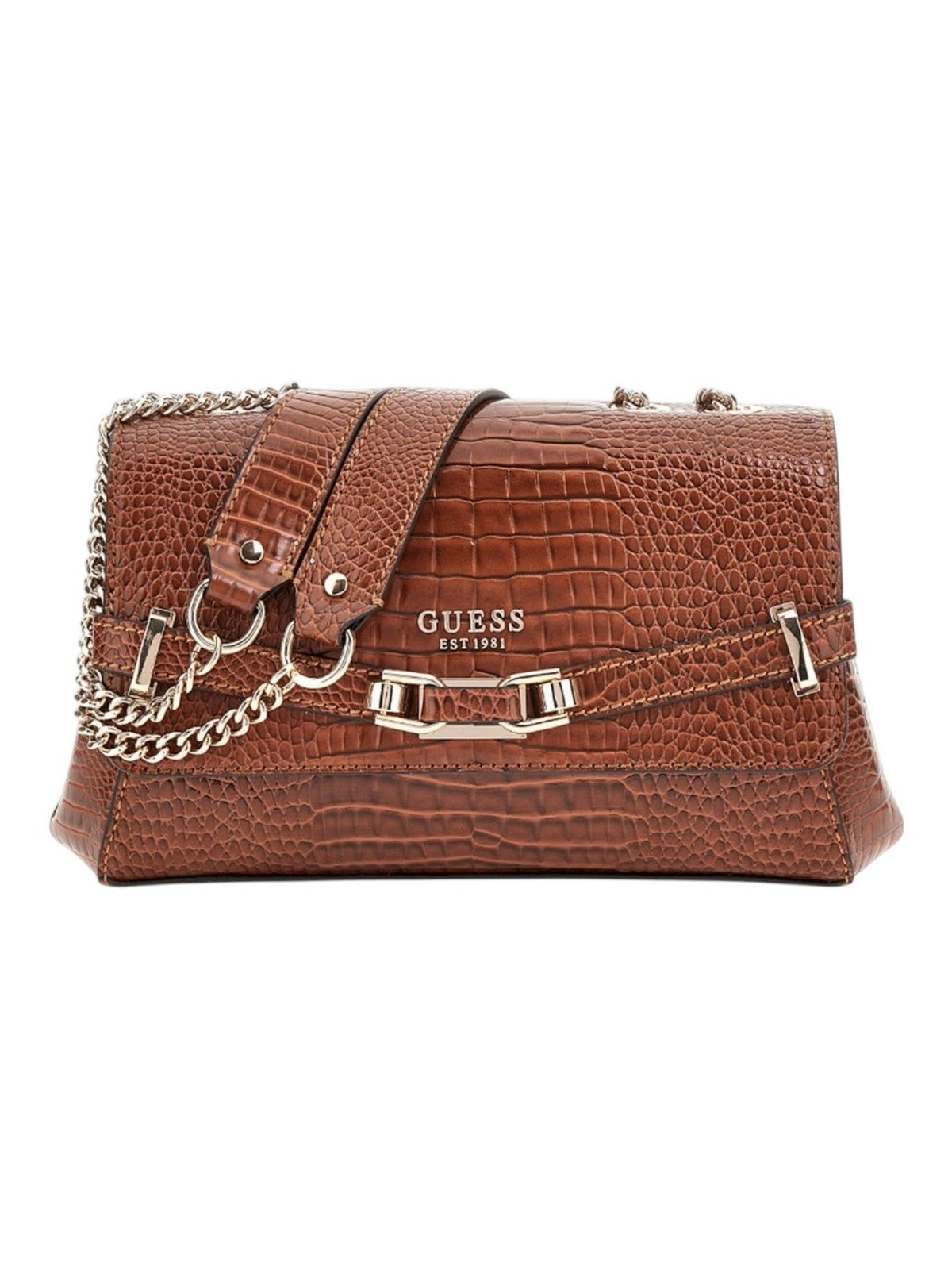 GUESS Borsa Donna SILVYE CONVERTIBLE XBODY FLAP HWCG95 27210 COG Marrone gioboutiqueweb