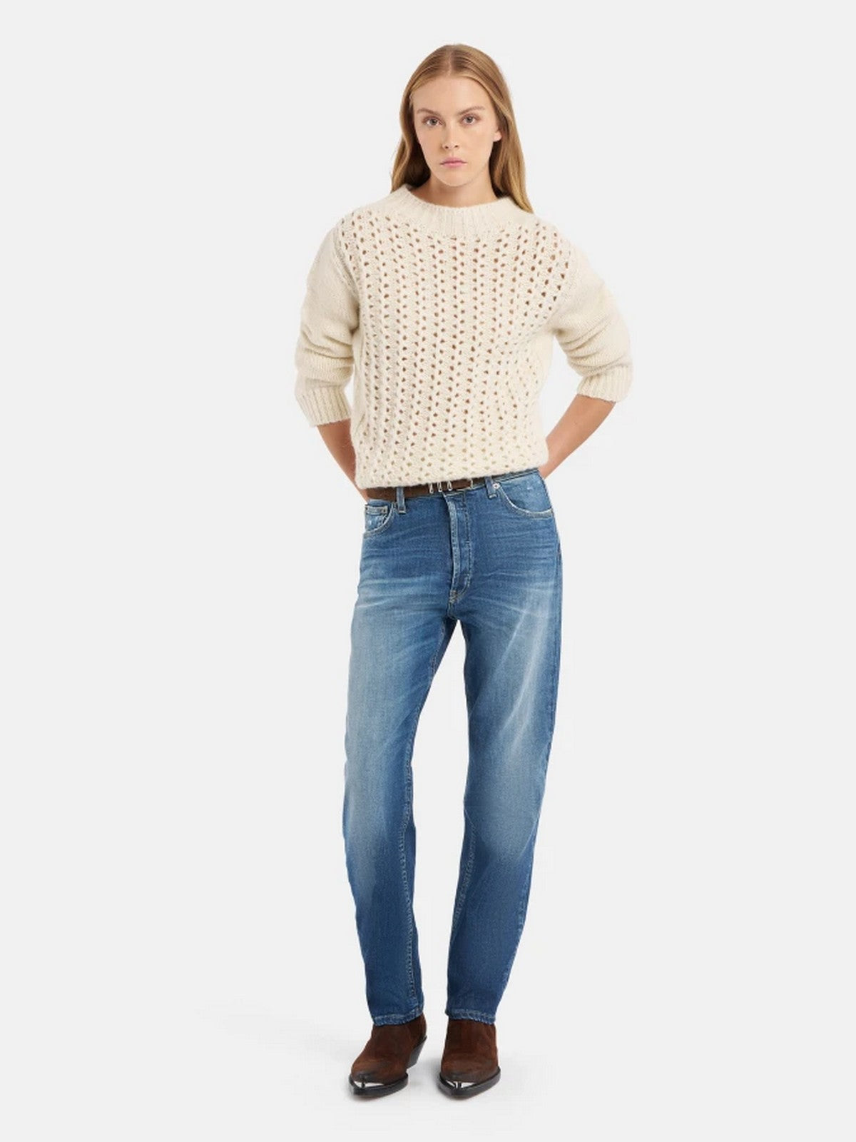DONDUP Jeans Donna Icon DP776 DSK297D J24 800 Blu gioboutiqueweb
