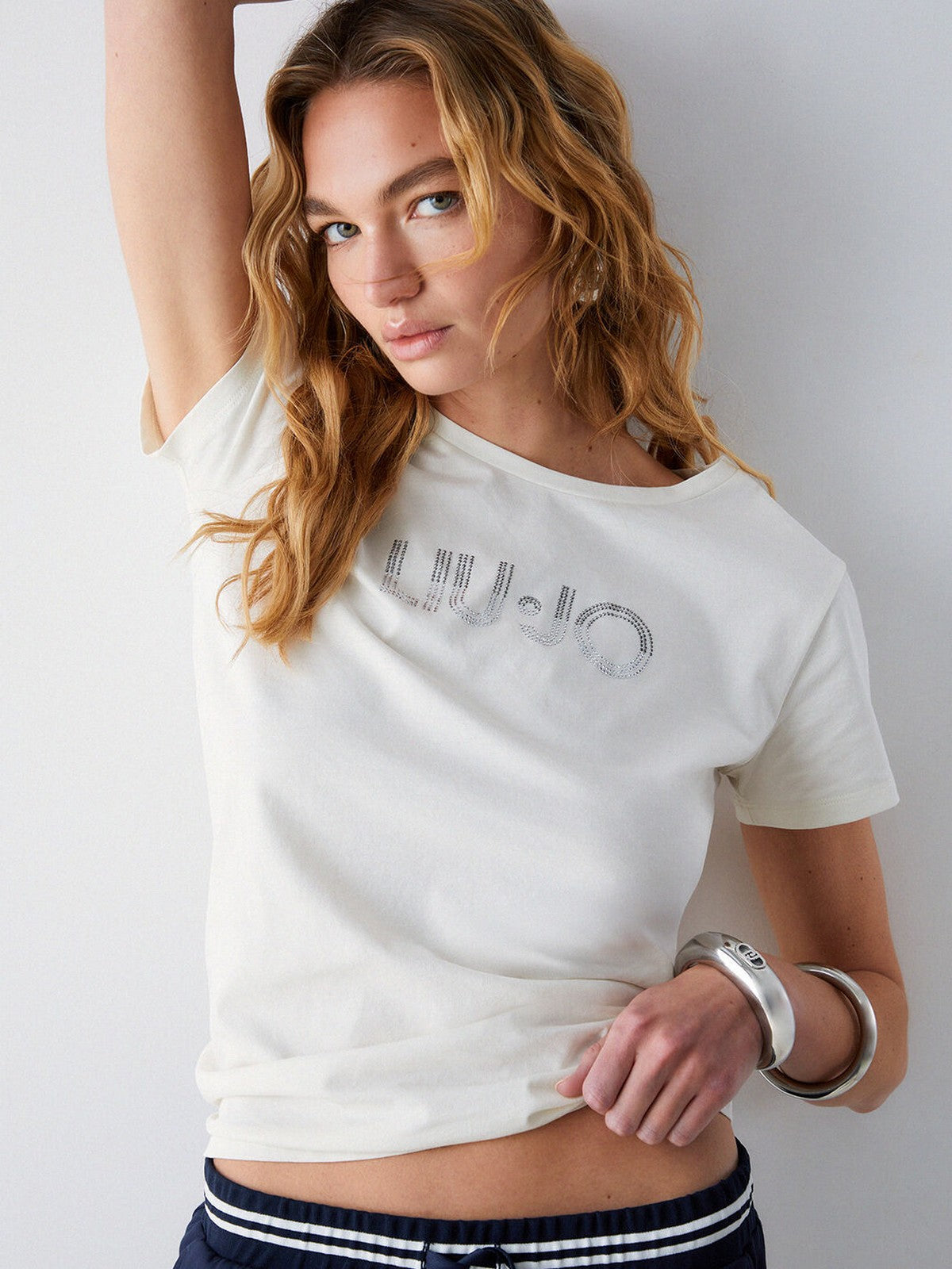 LIU JO SPORT T-shirt Donna TA6056JS923 M9136 White milk/LiuJo gioboutiqueweb