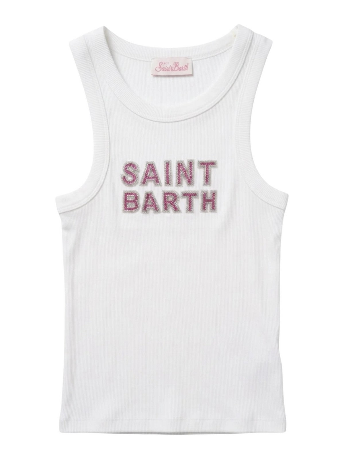 MC2 SAINT BARTH Top Donna ADA 08543L RIB SBARTH 01N BEADS