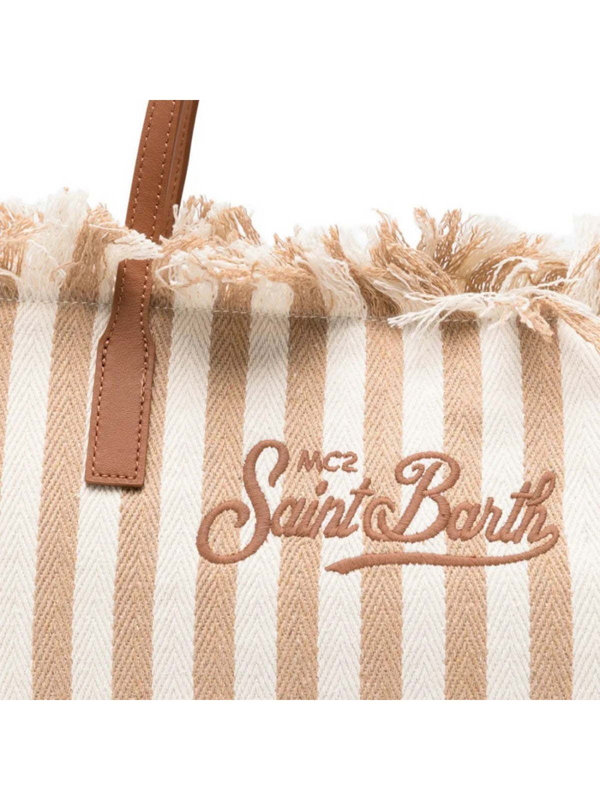 MC2 SAINT BARTH Borsa Donna CITY BAG FRINGE 01763L HB STRIPES 19 EMB