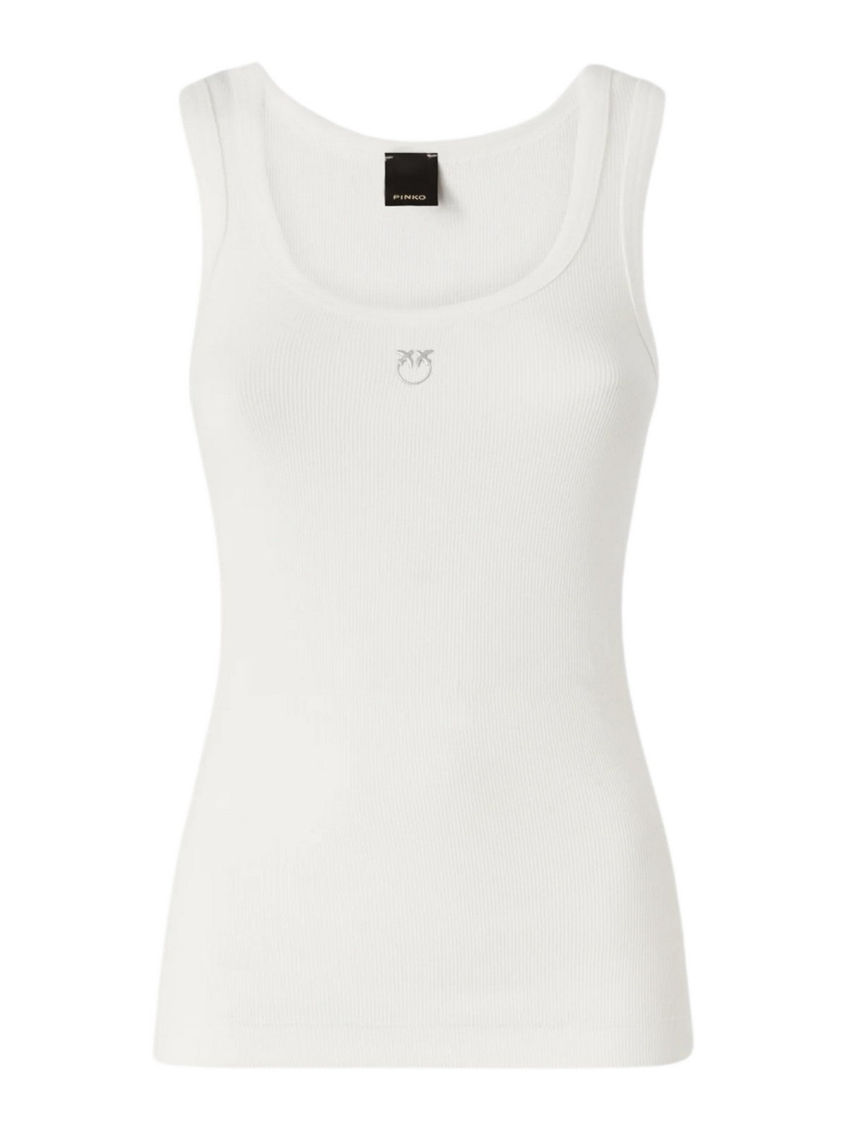 PINKO Canotta Donna CALCOLATORE CANOTTIERA 100807-A338 Z05 BIANCO-BIANCANEVE gioboutiqueweb