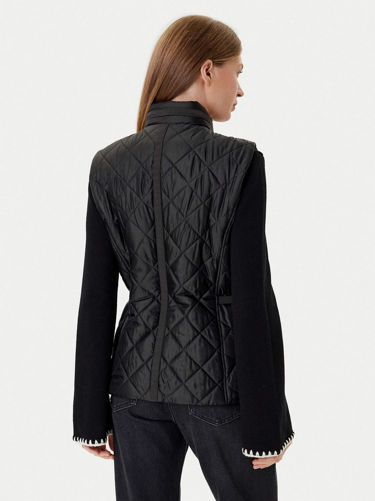 MICHAEL KORS Gilet Donna ECO BELTED PACKABLE VEST MT520JM3SB 001 BLACK