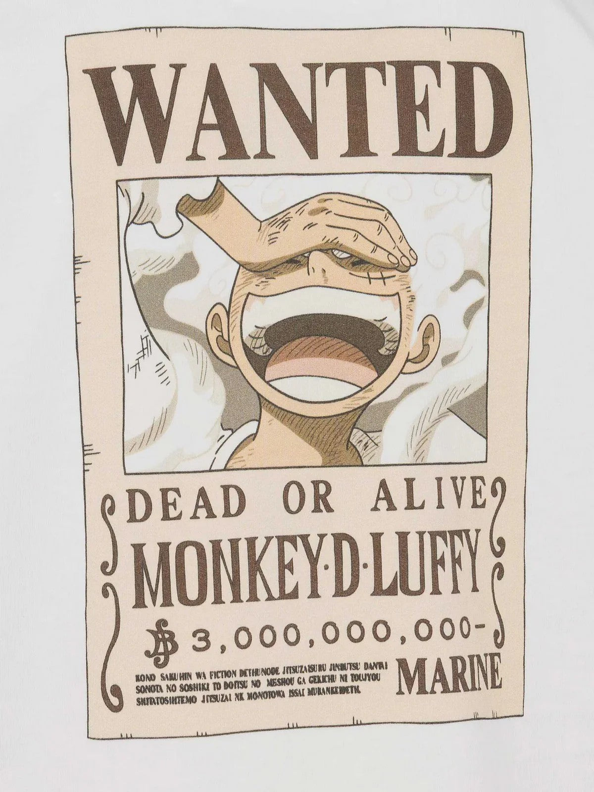 MC2 SAINT BARTH T-shirt Uomo PORTLAND 03984L ONE PIECE WANTED LUFFY 01N