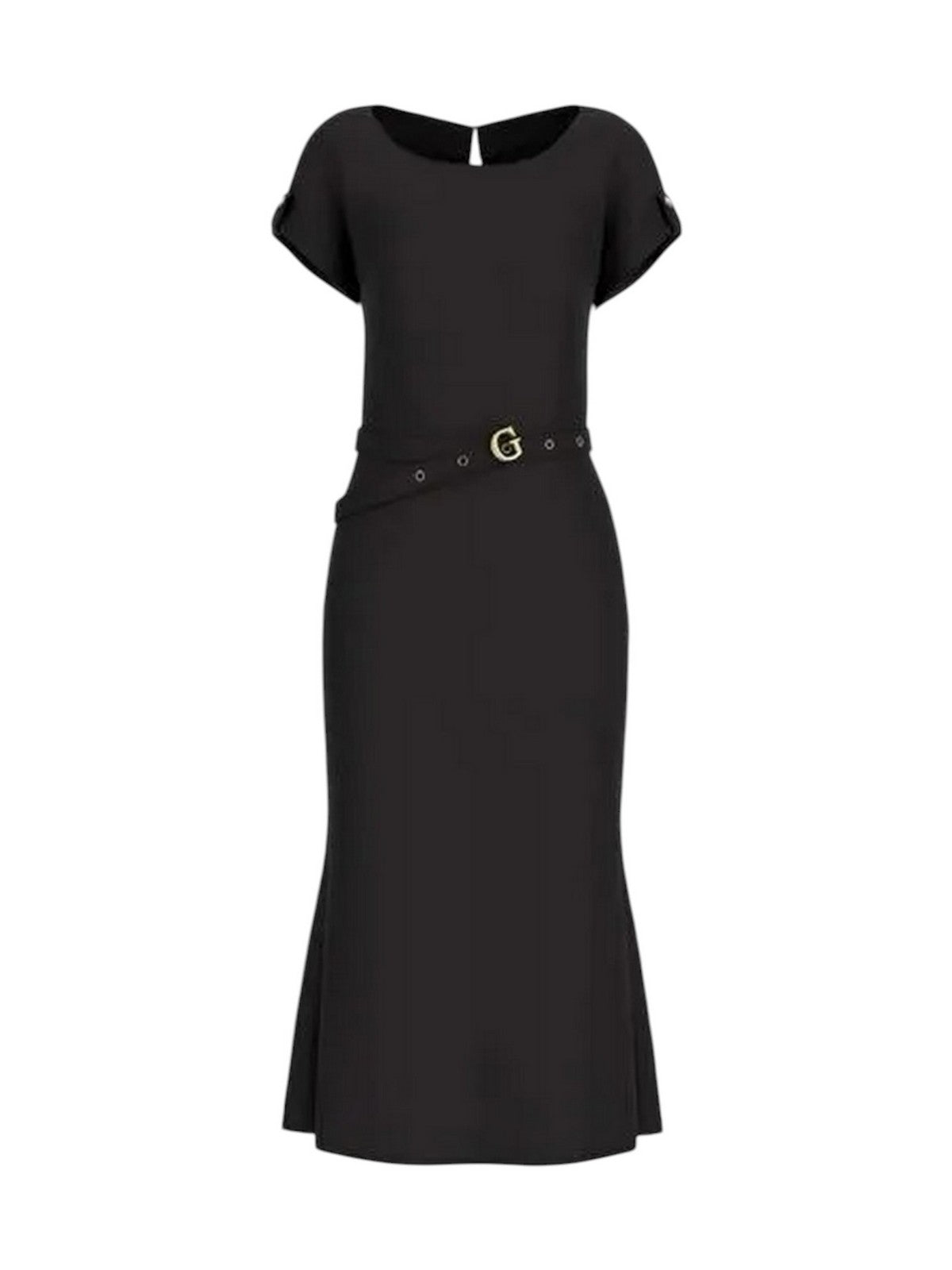 GUESS Abito Donna DALIA BELTED DRESS W6GK50 W1950 JBLK Jet Black A996 gioboutiqueweb