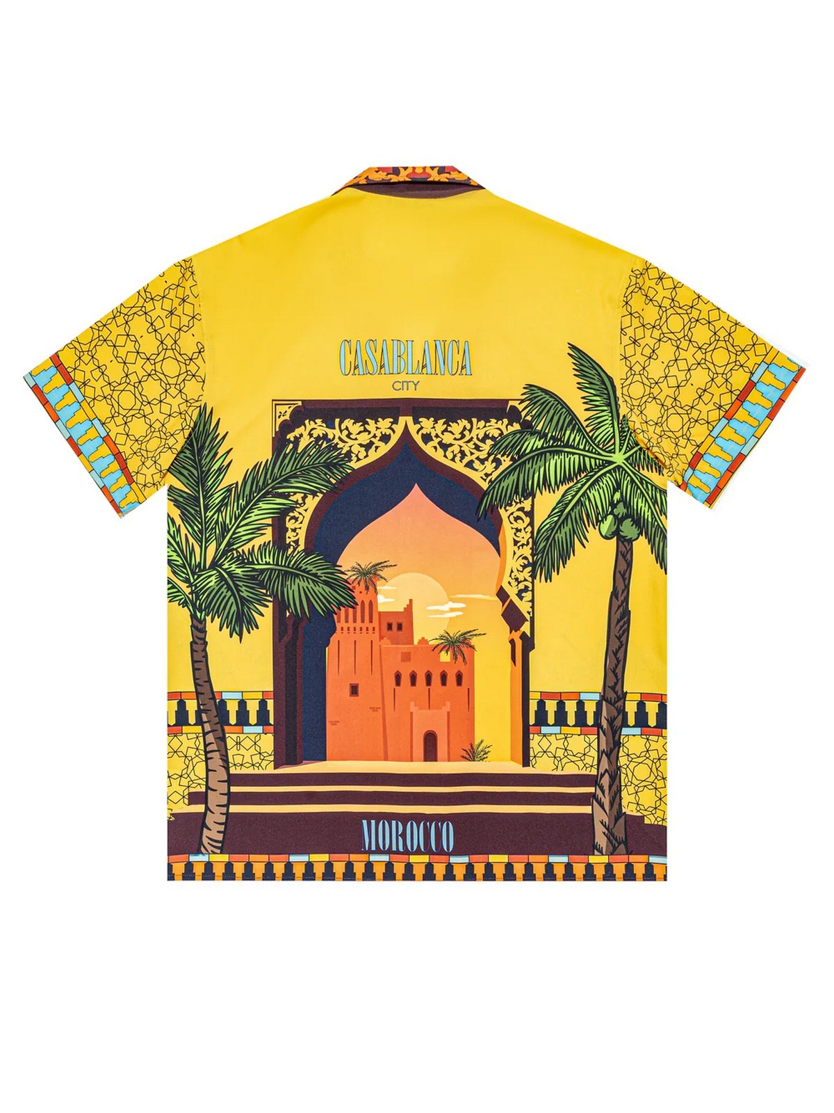 MOVE be different Camicia Uomo CAMICIA BOWLING CASABLANCA GIALLO gioboutiqueweb