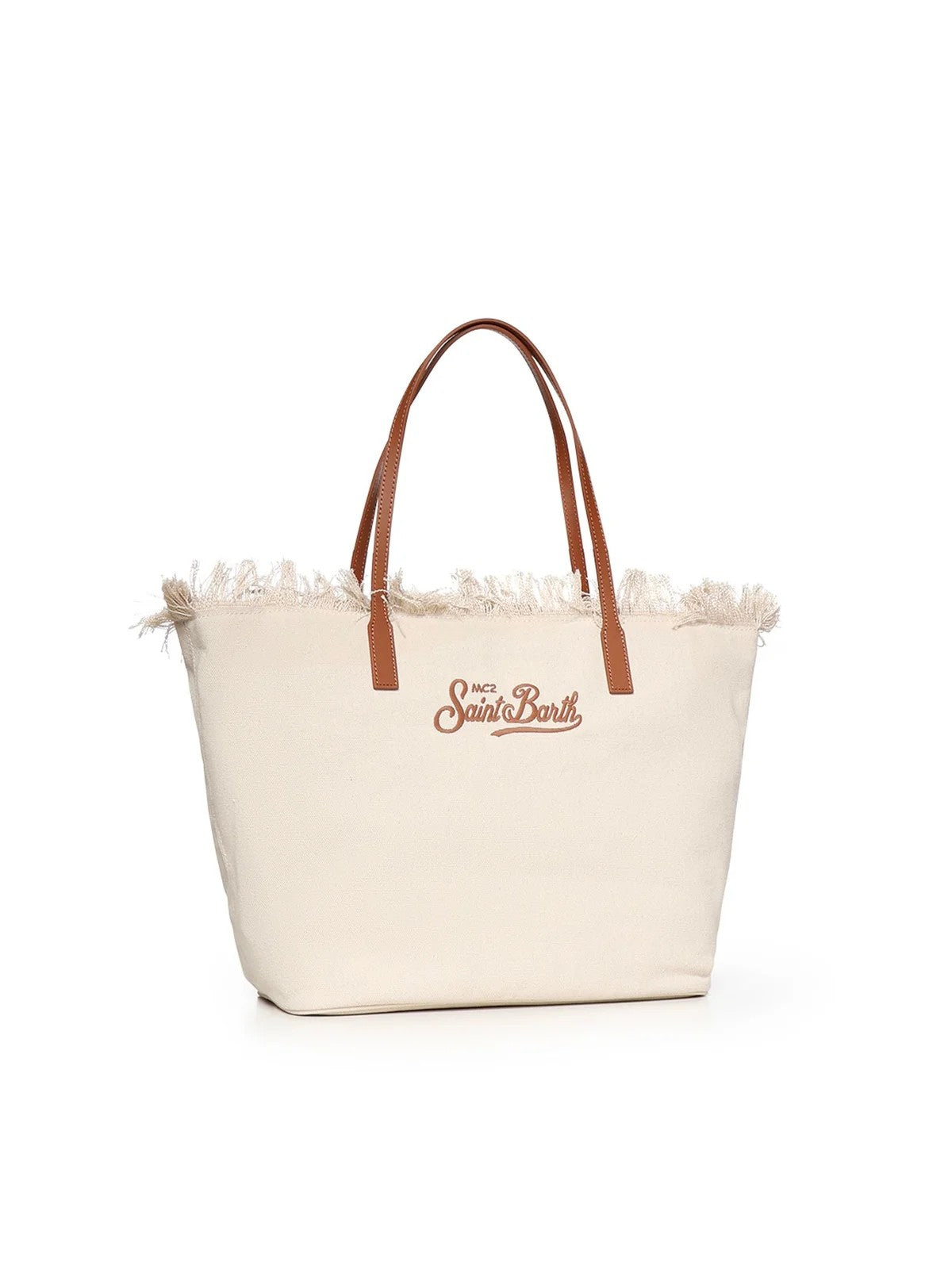 MC2 SAINT BARTH Borsa Donna CITY BAG FRINGE 00302L CANVAS 1018 EMB