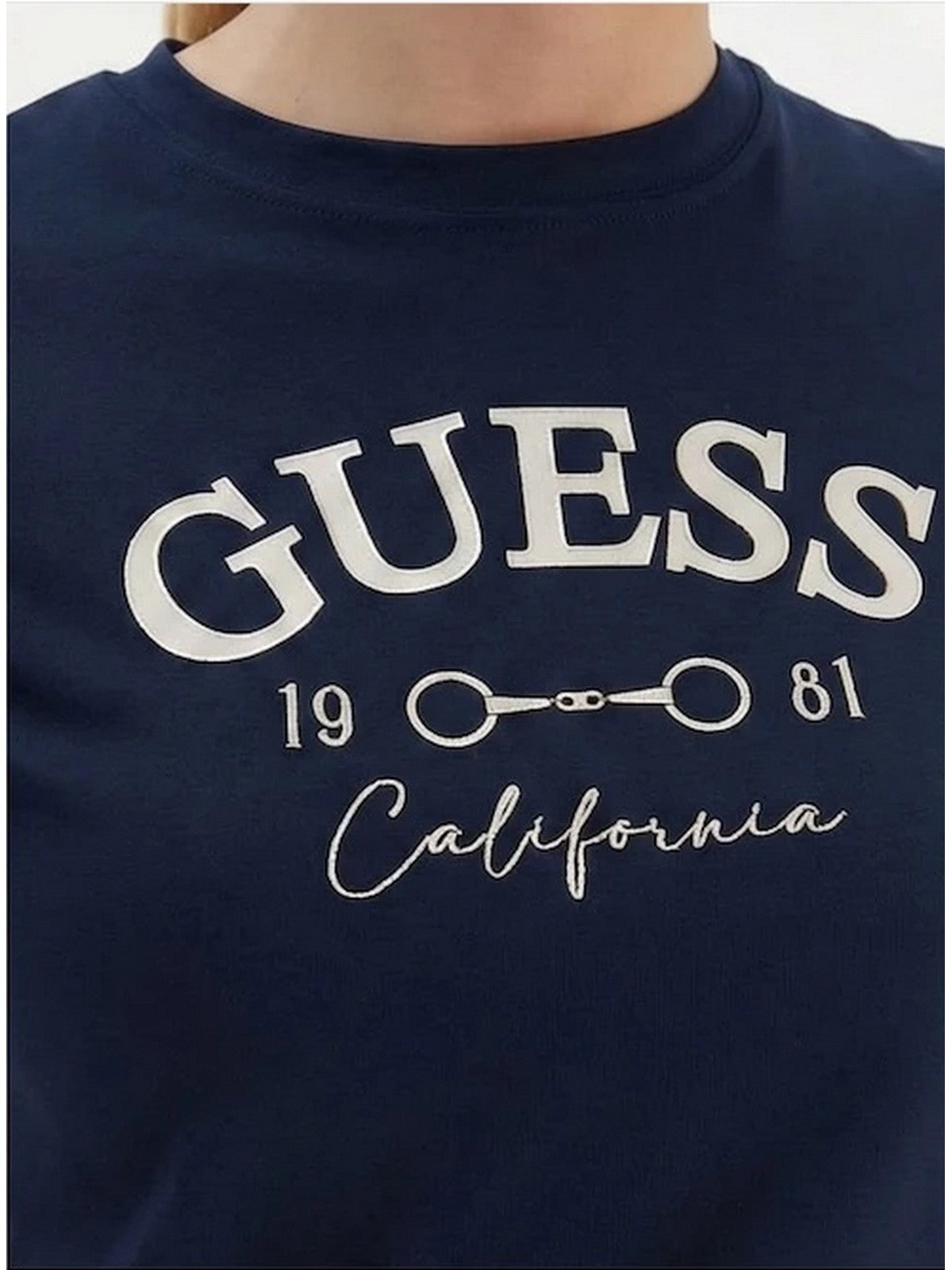 GUESS SPORT T-shirt Donna BEATRIZ CN SS T-SHIRT V6RI02 J1314 G7F3 TOTAL LUNAR ECLIPSE gioboutiqueweb