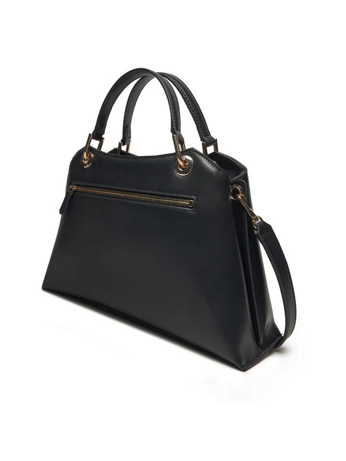 GUESS Borsa Donna ECO EVAINE GIRLFRIEND SATCHEL HWEVG9 53506 BLA Nero gioboutiqueweb