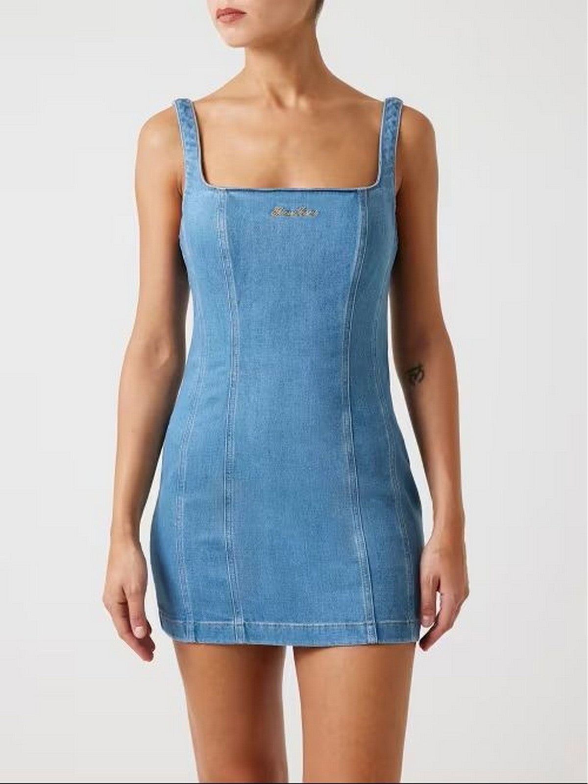 GUESS Abito Donna GJ MINI SUMMER DRESS W6GK00 D7045 GLN3 GJ LIGHT SHINE gioboutiqueweb