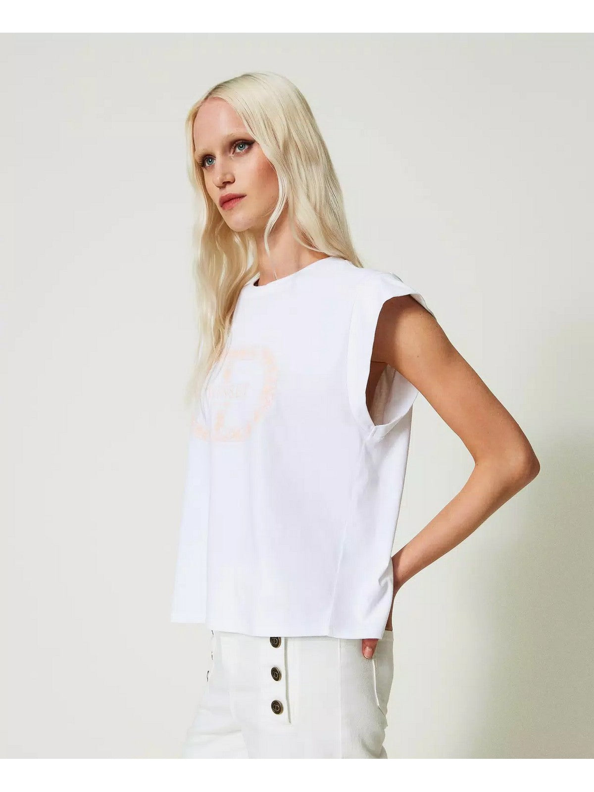 TWINSET T-Shirt e Polo Donna 241TP2213 11467 Bianco gioboutiqueweb