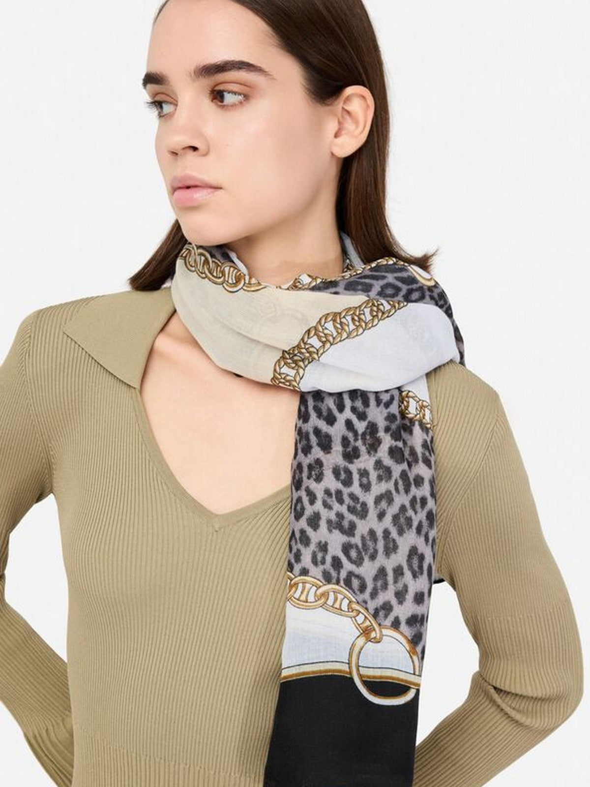 LIU JO SOFT Foulard Donna 2F5074T0300 22222 Nero