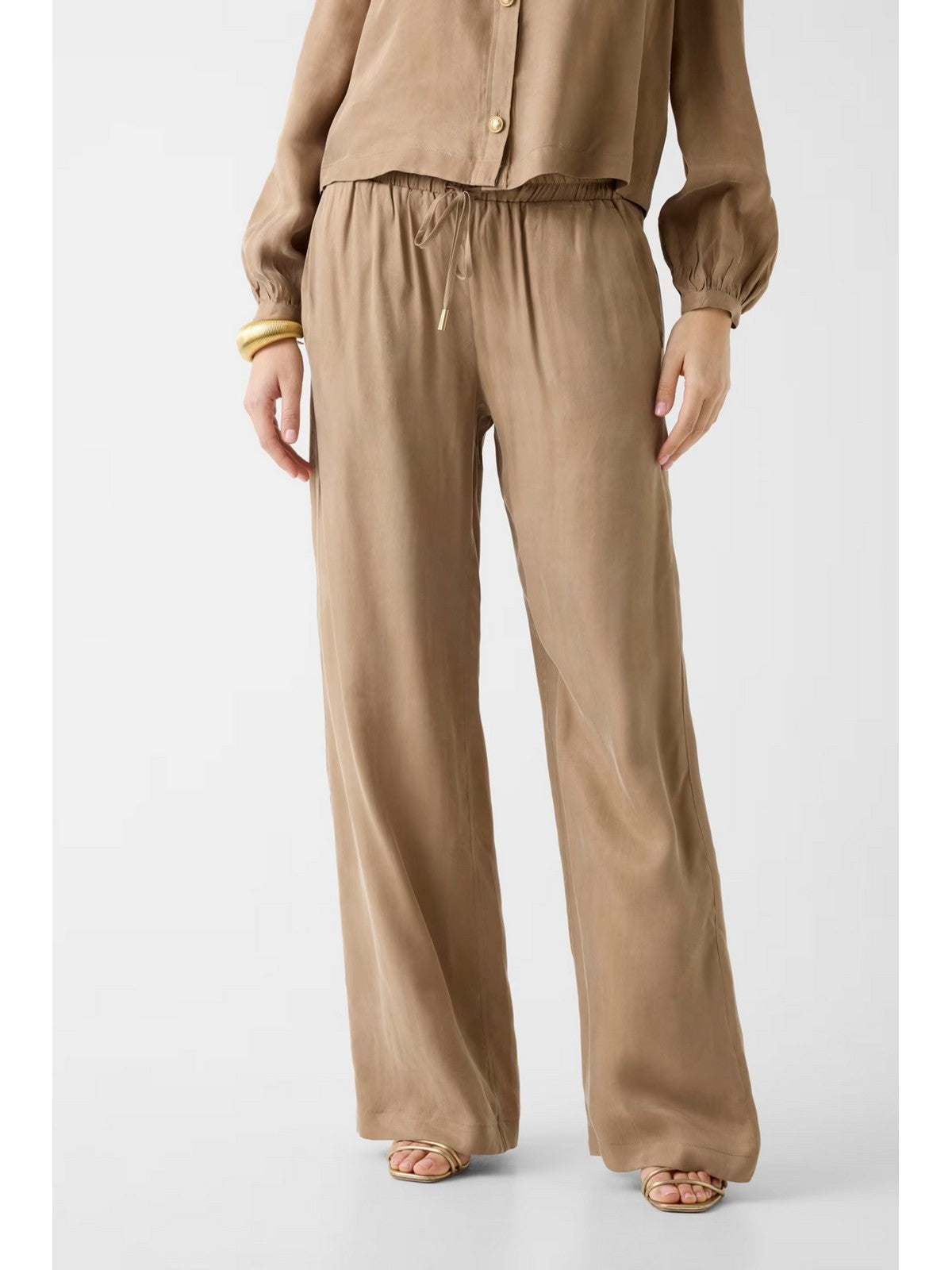 GUESS Pantalone Donna DALIA FLUID JOGGER PANT W6GB07 W1781 G1DQ WET SAND