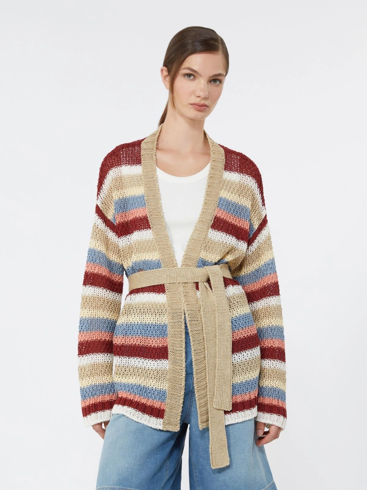 MAX MARA WEEKEND Cardigan Donna WKDBONITO 2615341032600 020 CILIEGIA gioboutiqueweb