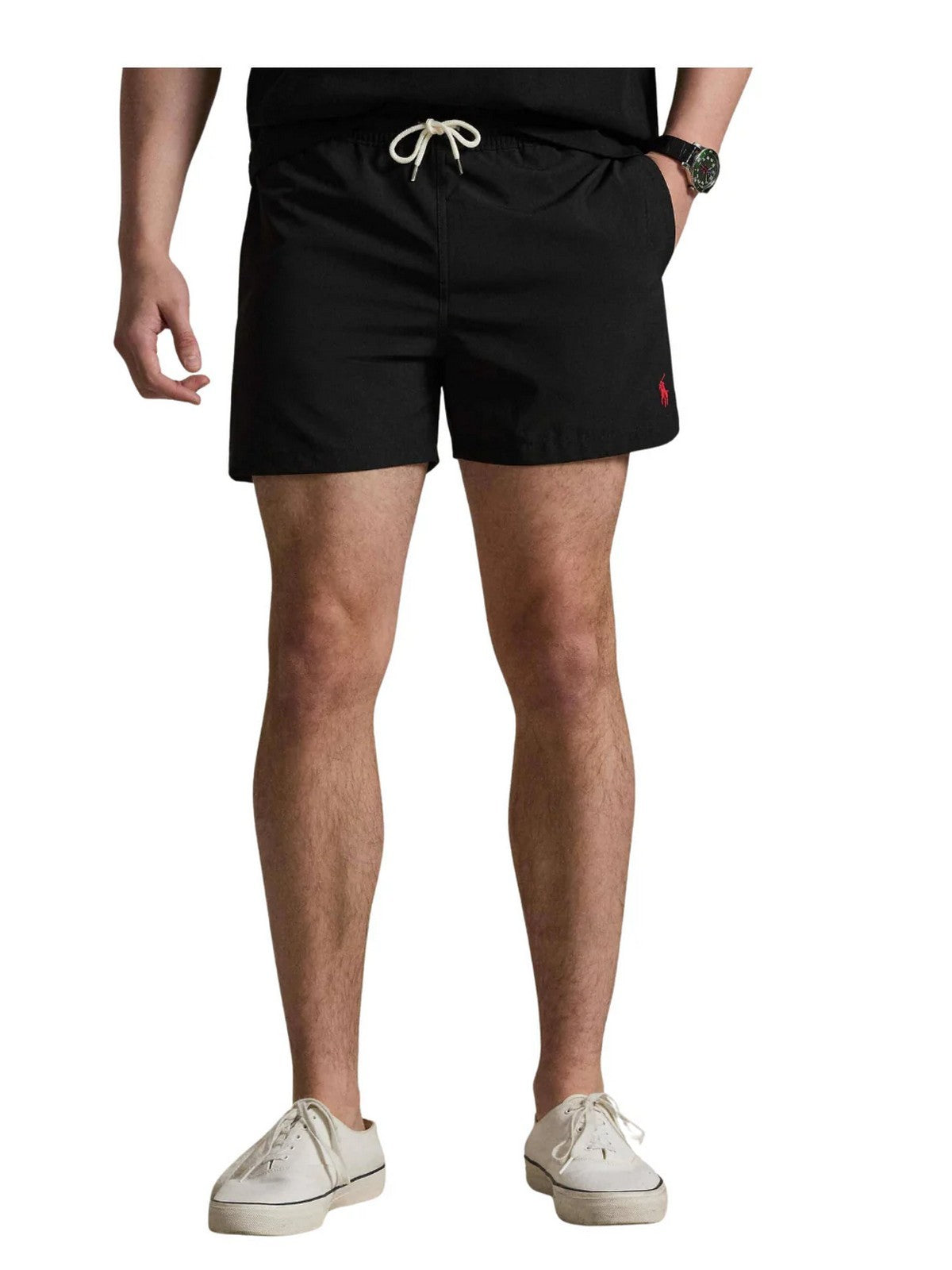 POLO RALPH LAUREN Costume da bagno Uomo WOVEN-TRUNK-SWIM BOTTOM 710B16721 010 POLO BLACK