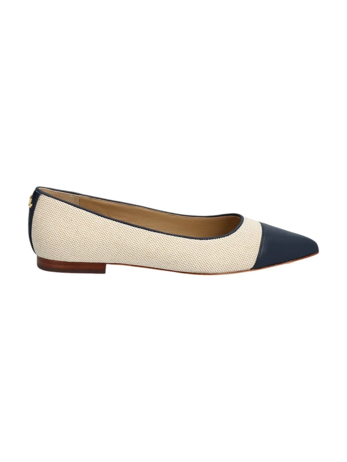 LAUREN RALPH LAUREN Ballerina Donna 802P10530 002 NTRL/BUFF/REFINED NAVY