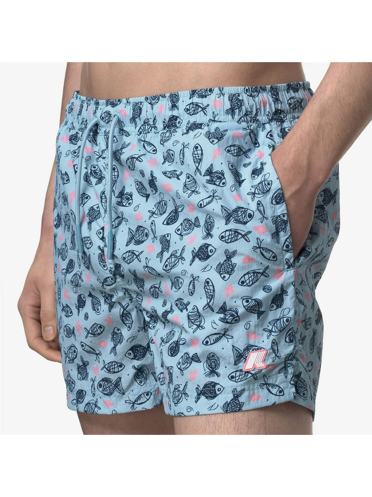 K-WAY Costume da bagno Uomo HAZEL GRAPHIC BEACH K2158GW C13 GRAPHIC FISHES