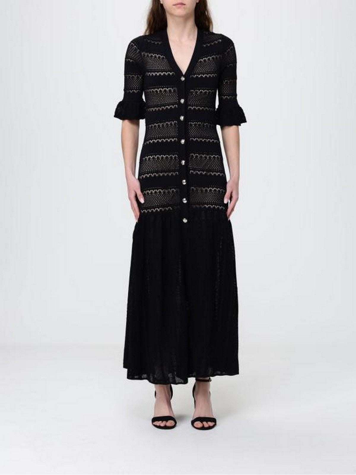 LIU JO BLACK Abito Donna CA6242MS55N 22222 Nero gioboutiqueweb