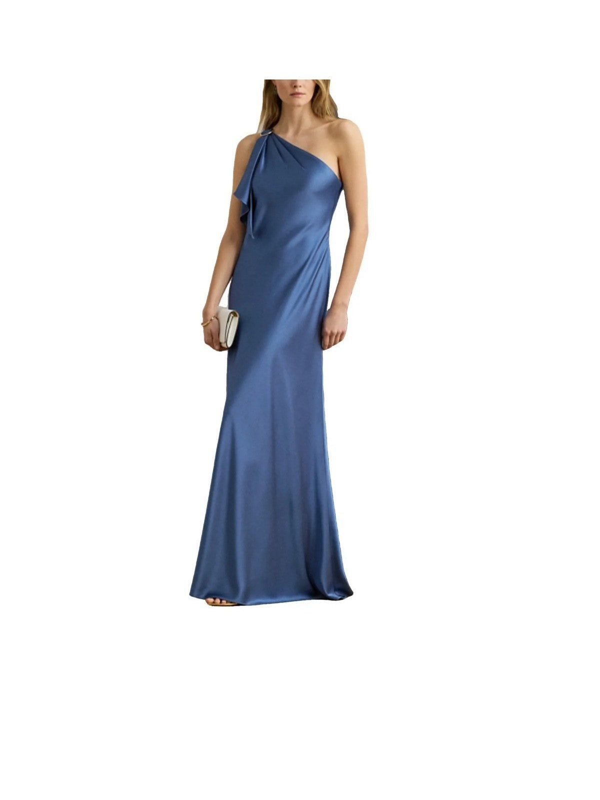 LAUREN RALPH LAUREN Abito Donna ELZIRA GOWN-SLEEVELESS-GOWN 253909454 012 CARSON BLUE gioboutiqueweb