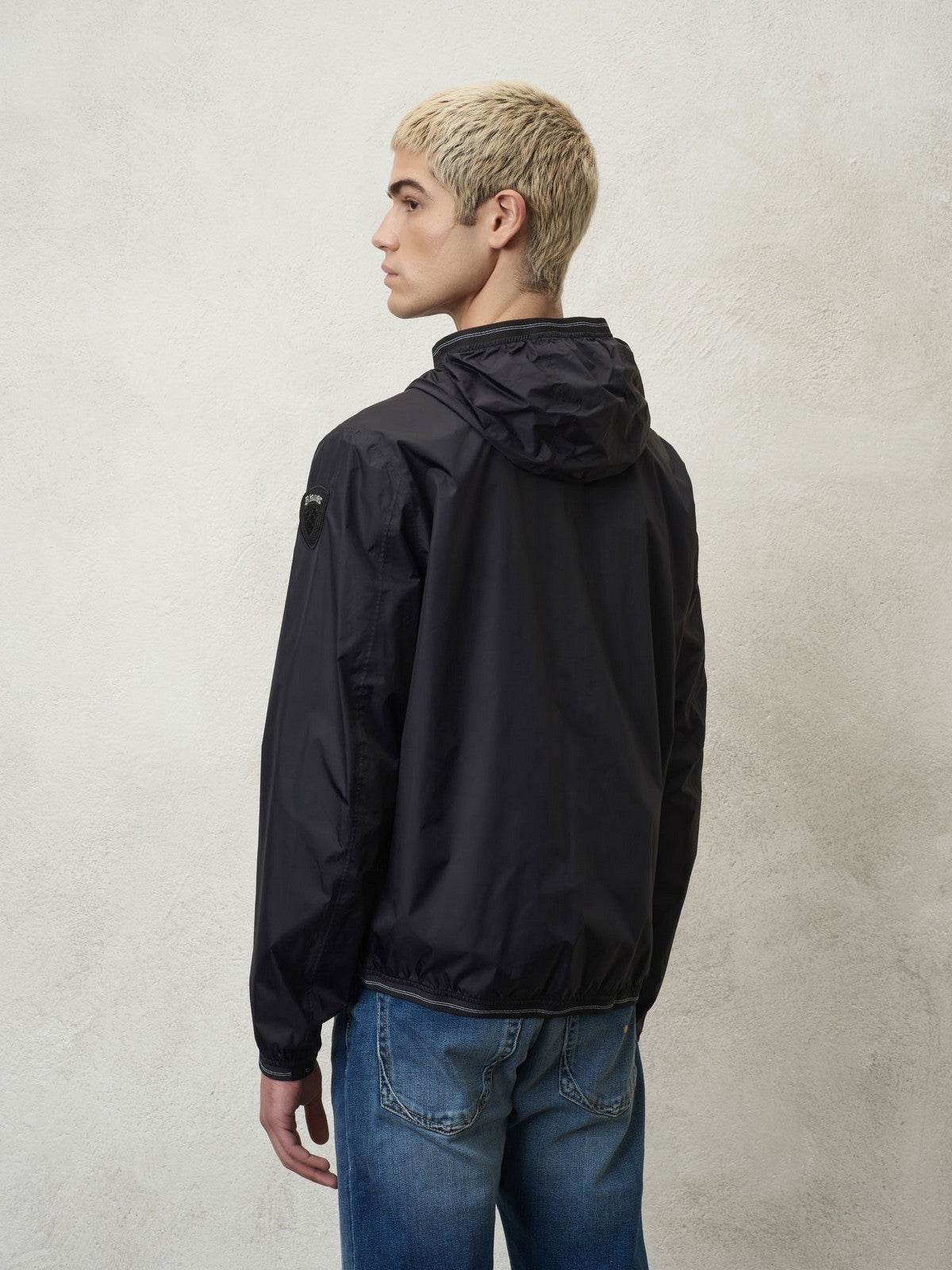 Blauer Männerjacke 24SBLUC11060 006007 999 Schwarz