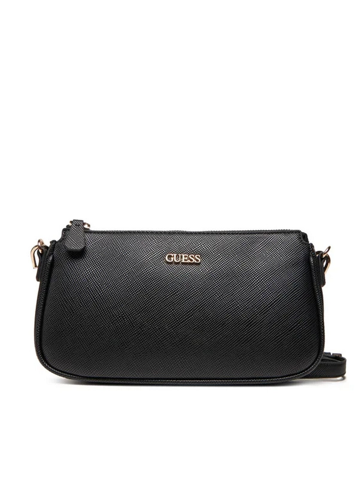GUESS Borsa Donna NOELLE II DBL POUCH CROSSBODY HWZG96 72710 BLA BLACK gioboutiqueweb