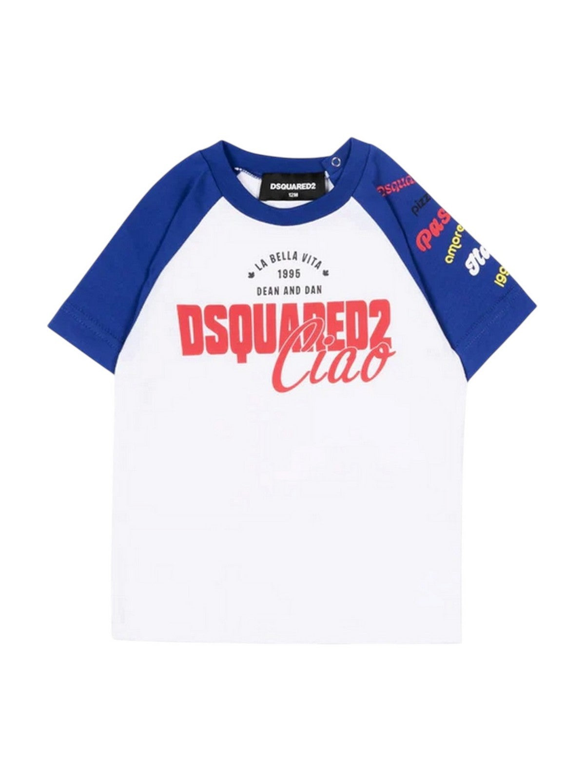 DSQUARED2 KIDS T-shirt Unisex bambino DQ3375 D00XM DQ879 TRUE BLUE