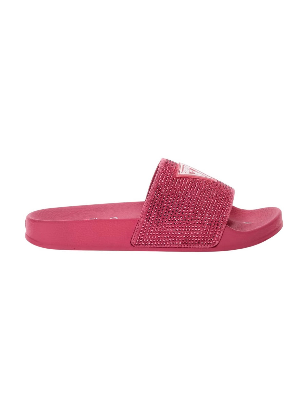 GUESS Ciabatta Donna BEACH SLIPPERS STRASS E4GZ25 BB00F G4D6 Rosa gioboutiqueweb