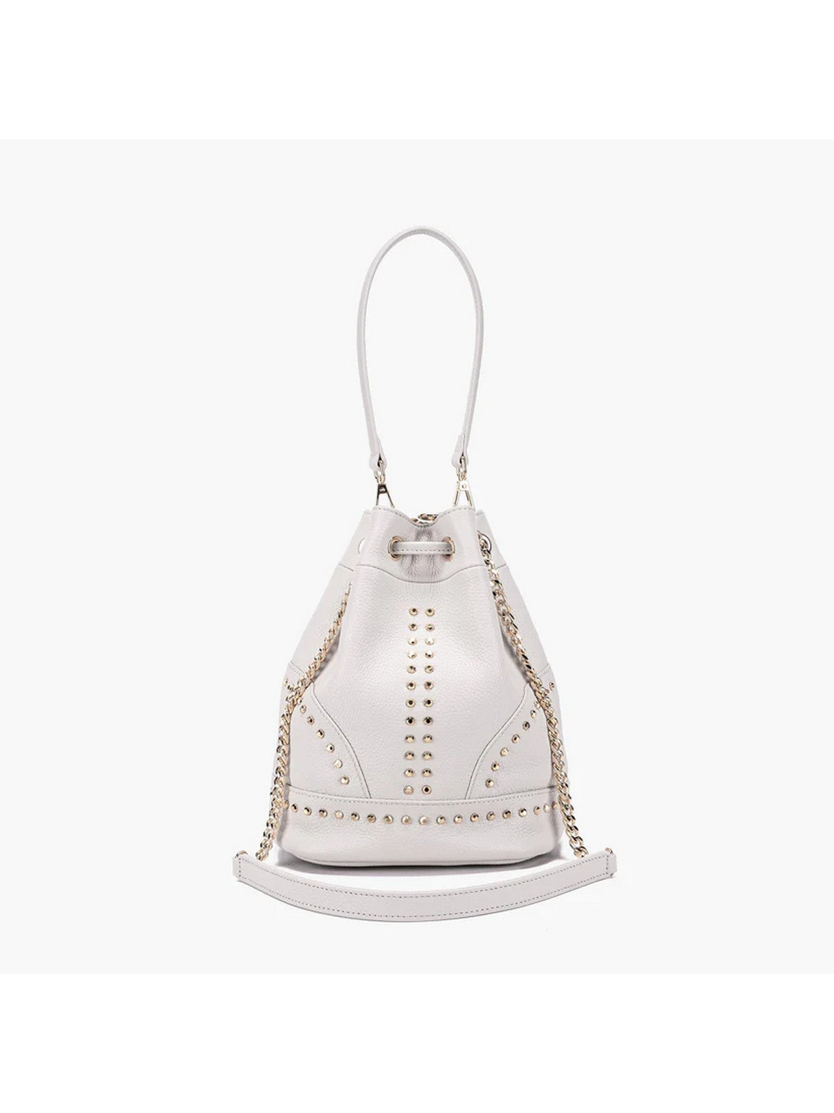 LA CARRIE Borsa Donna FRIVOLOUS BUCKET TUMBLED LEATHER 151P-MB-18 TBL/IVO Avorio gioboutiqueweb