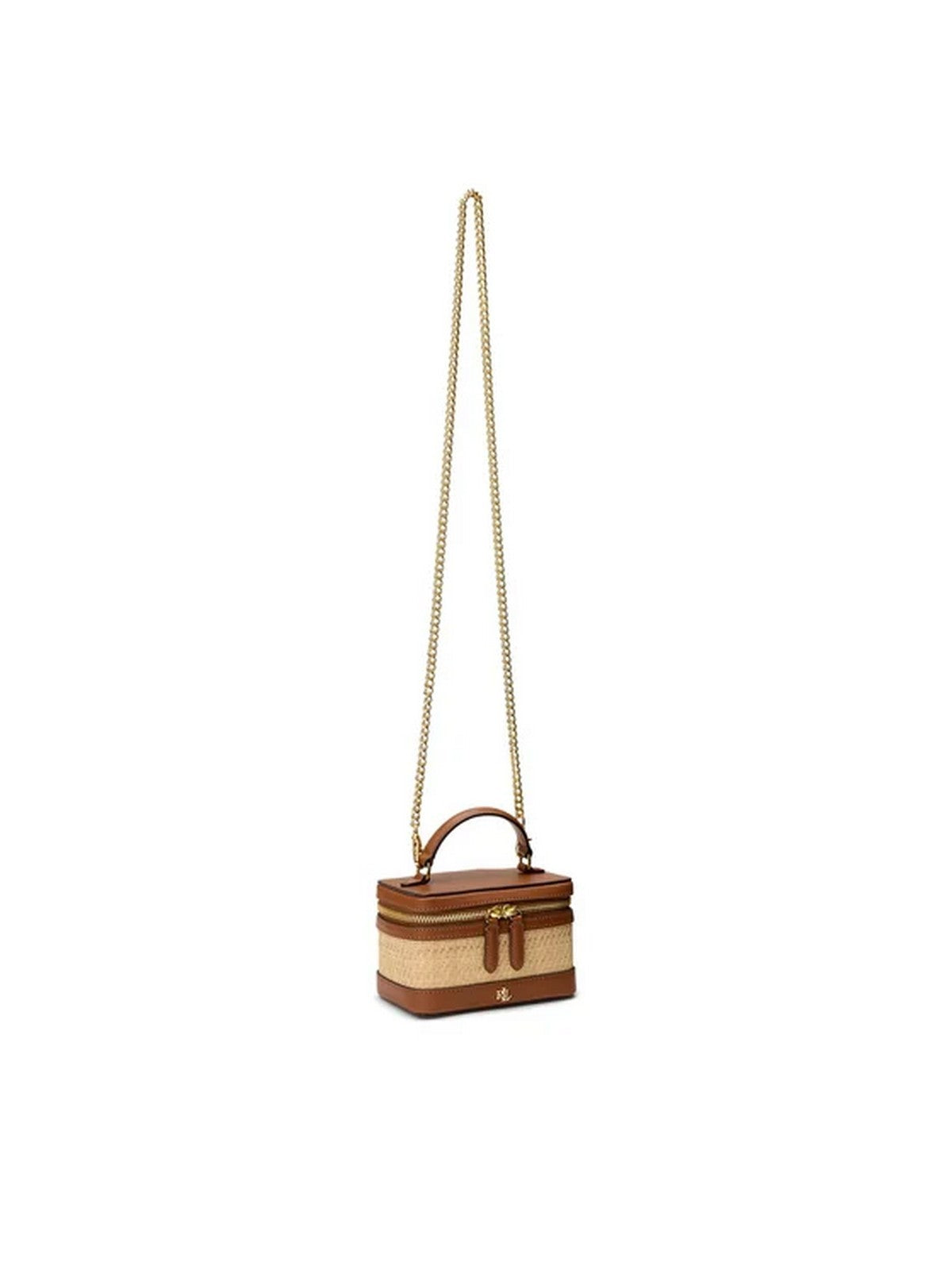 LAUREN RALPH LAUREN Borsa Donna HALLEE-CROSSBODY-SMALL 431P06089 001 NATURAL/LAUREN TAN gioboutiqueweb