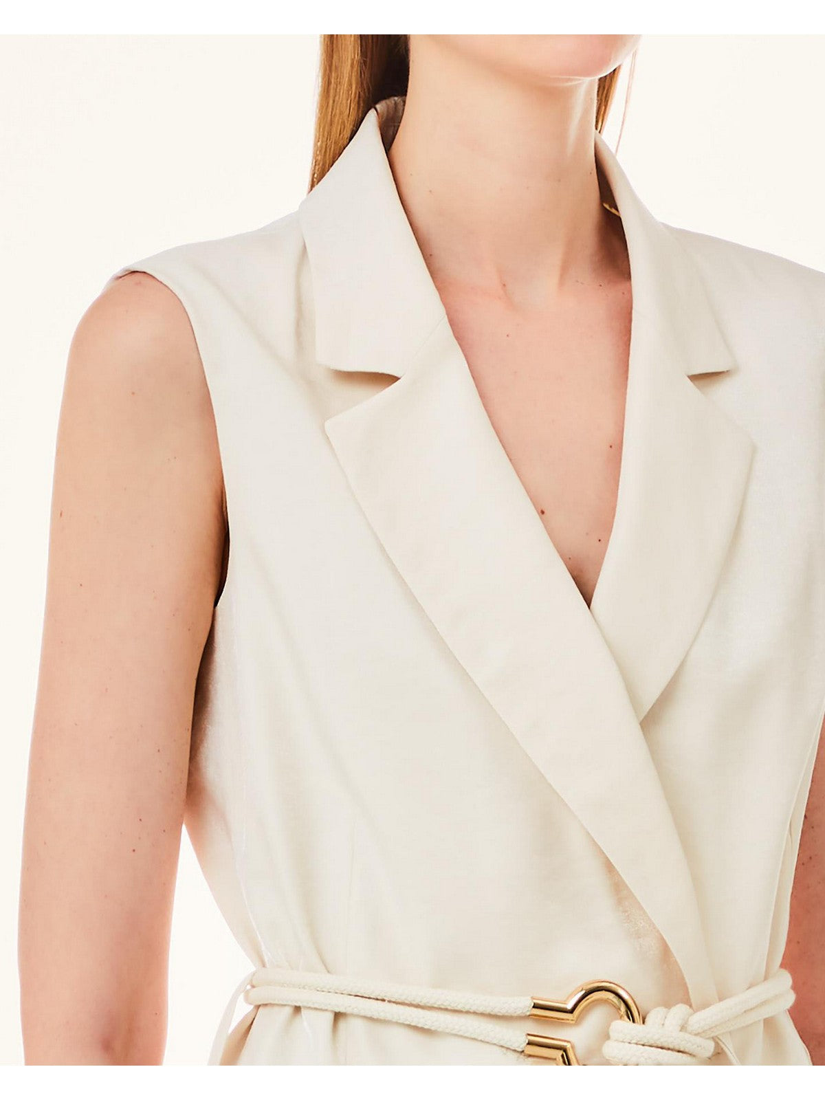LIU JO WHITE Gilet Donna MA4356T3406 20304 Beige
