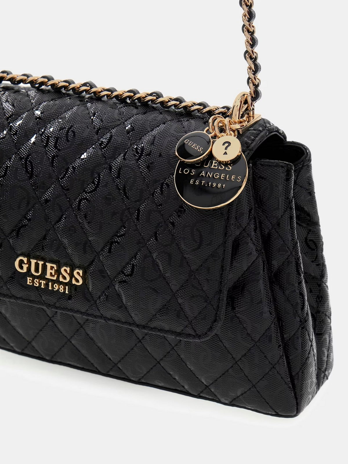 GUESS Borsa Donna ISEMAY CONVERTIBLE XBODY FLAP HWGG96 28210 BLA BLACK gioboutiqueweb